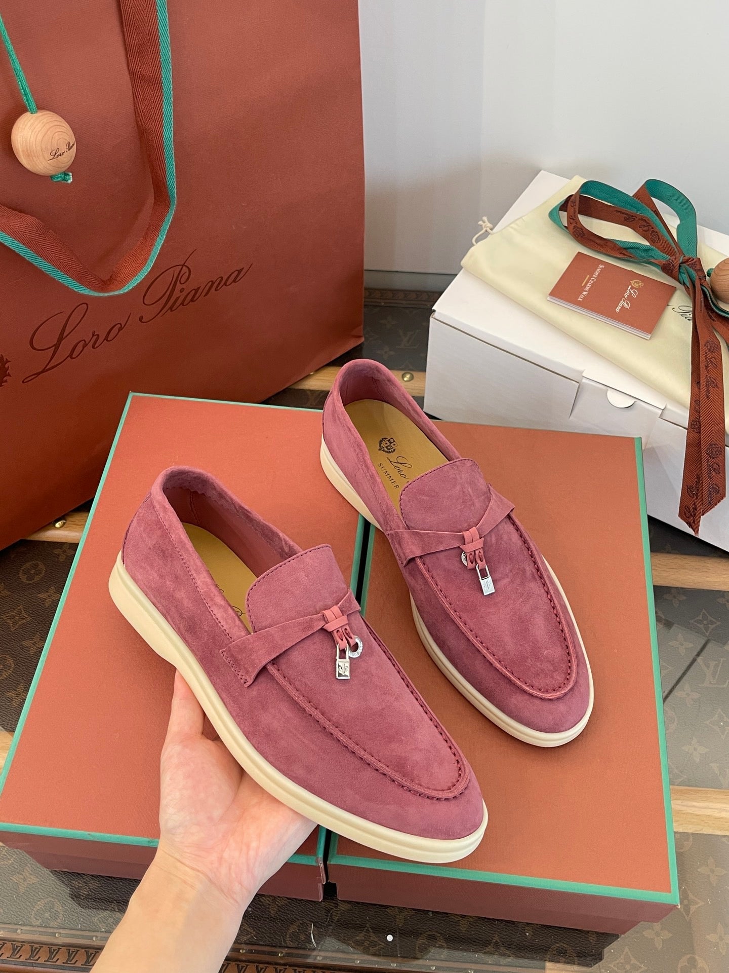 LORO P SUMMER CHARMS LOAFERS