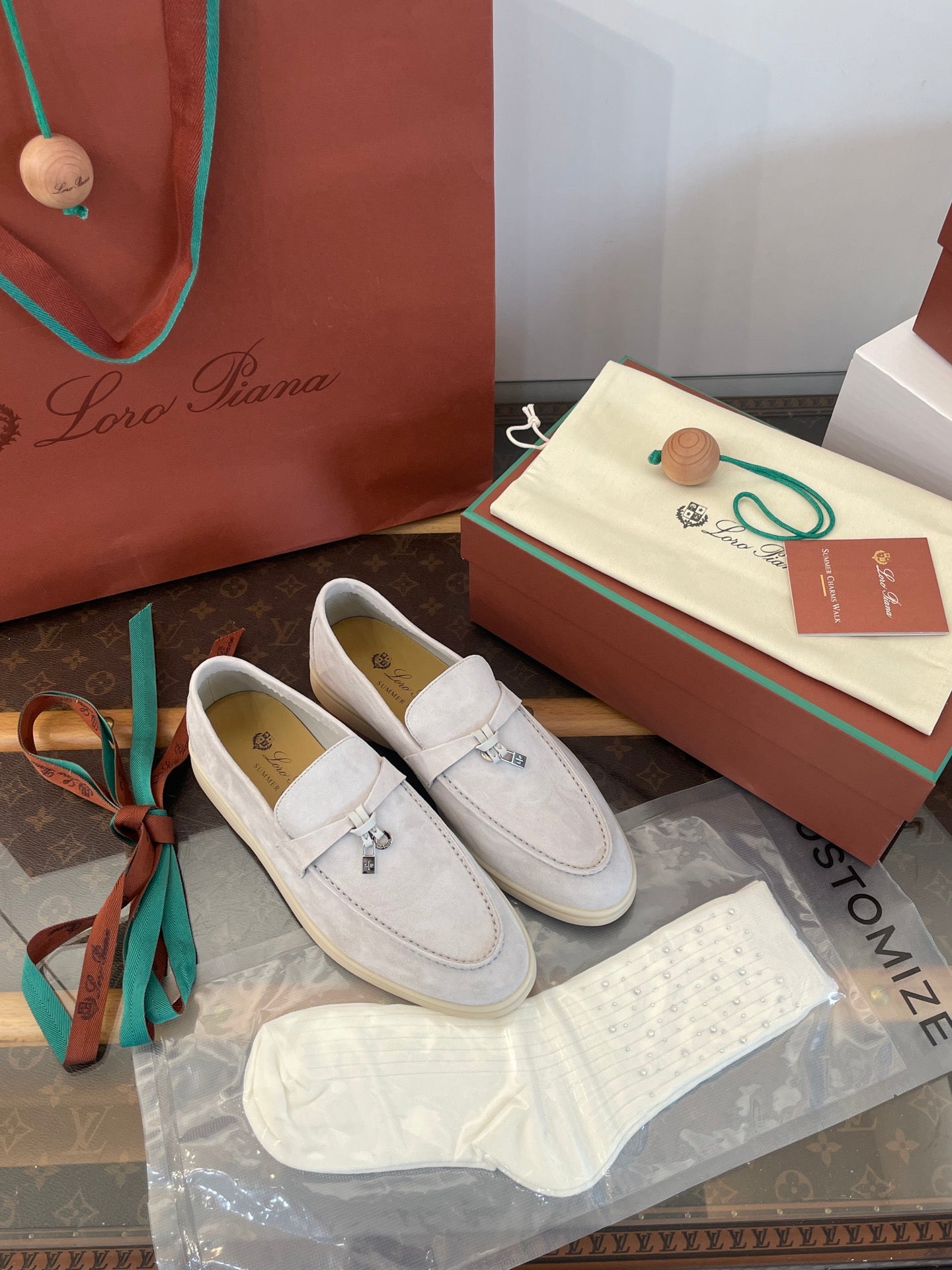 LORO P SUMMER CHARMS LOAFERS