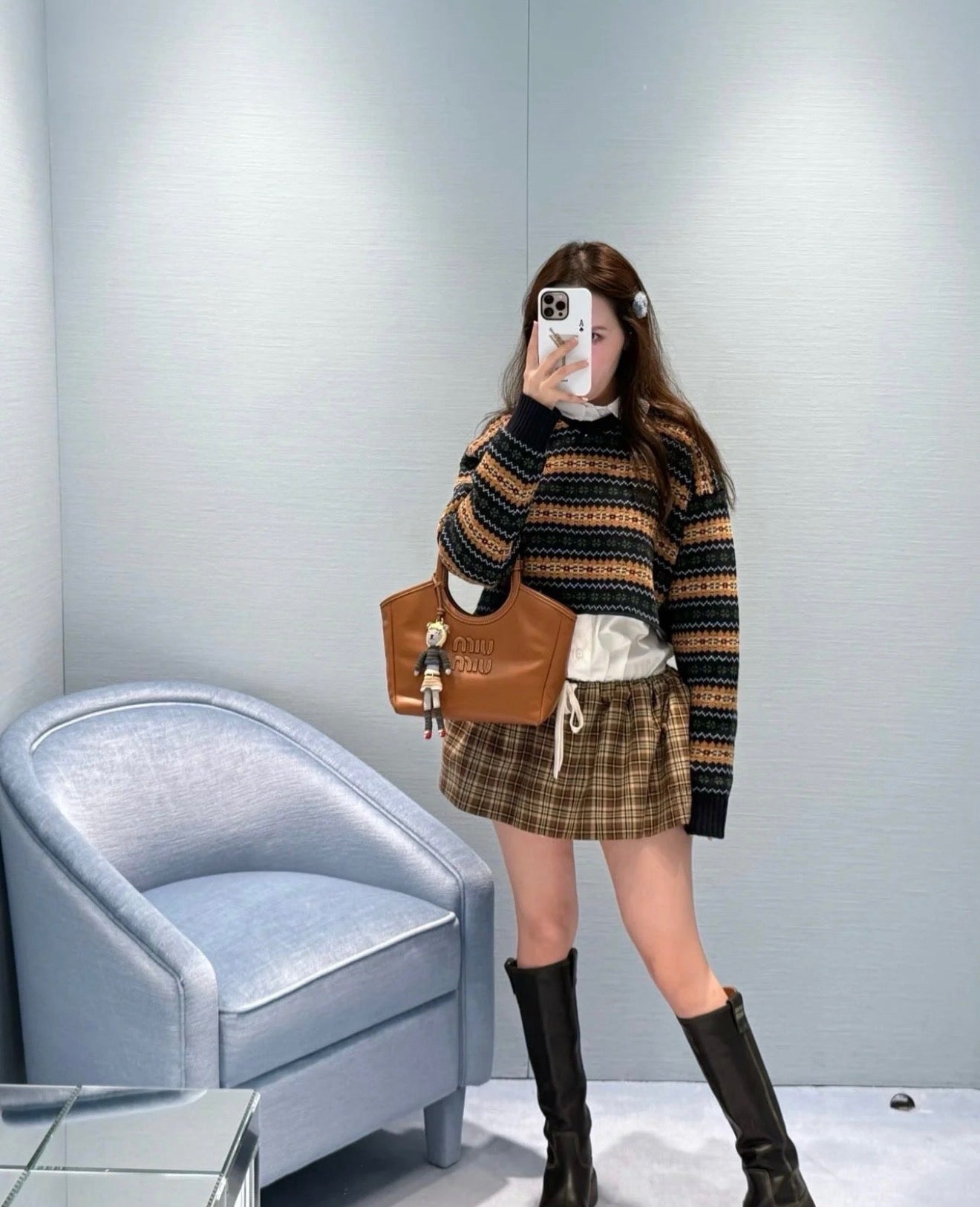 MIU M CROP JUMPER