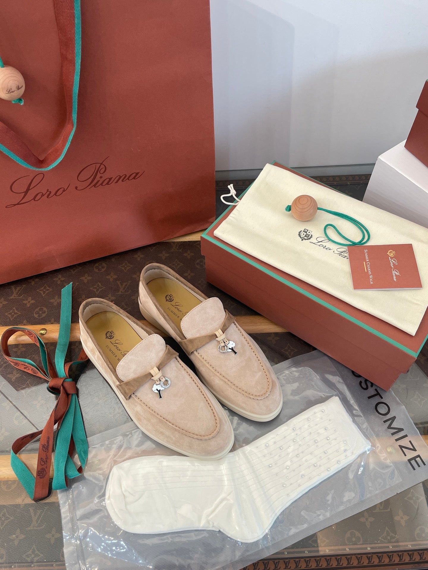 LORO P SUMMER CHARMS LOAFERS