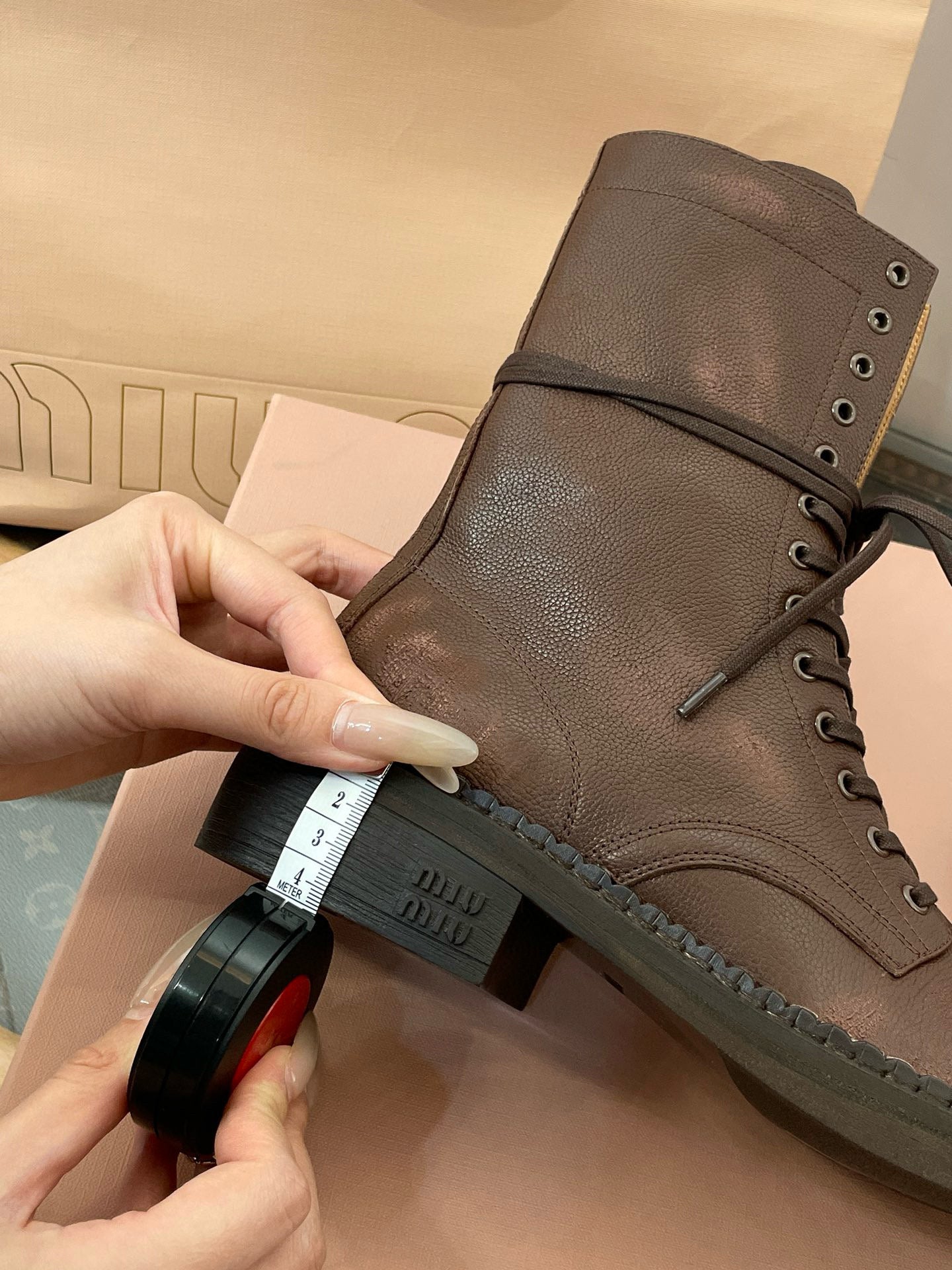 MIU M BOOTS