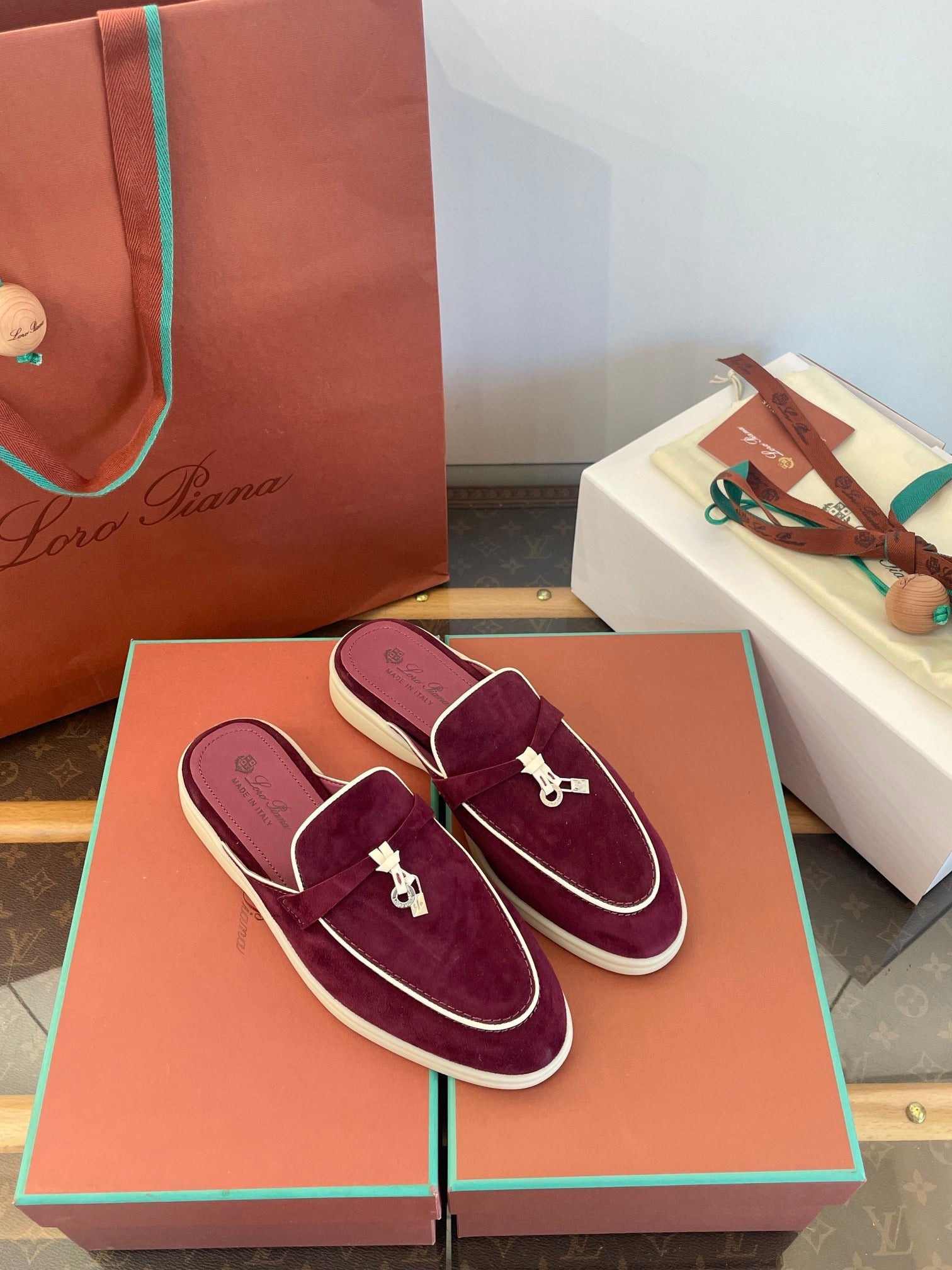 LORO P SUMMER CHARMS LOAFERS