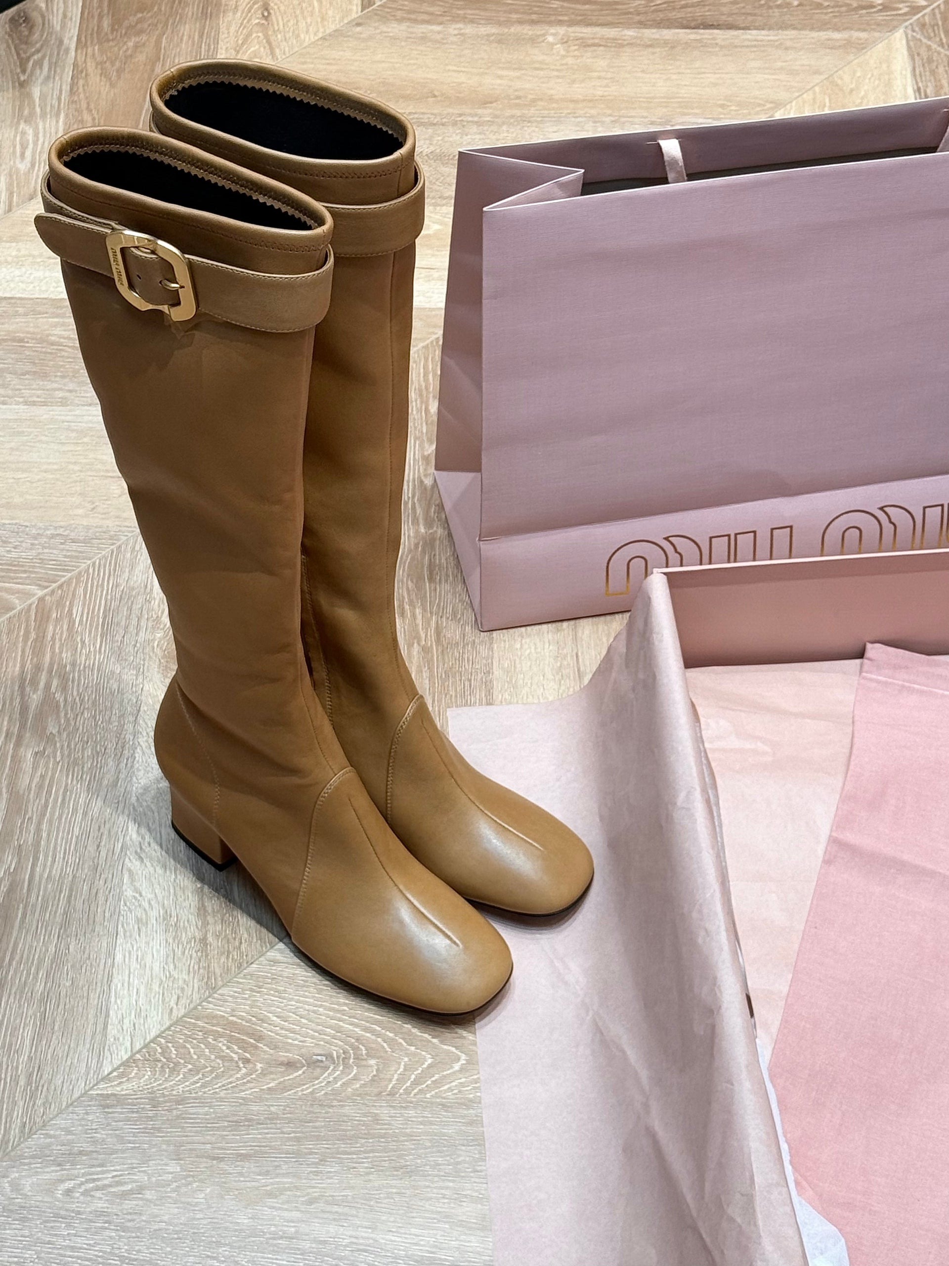 MIU M BOOTS