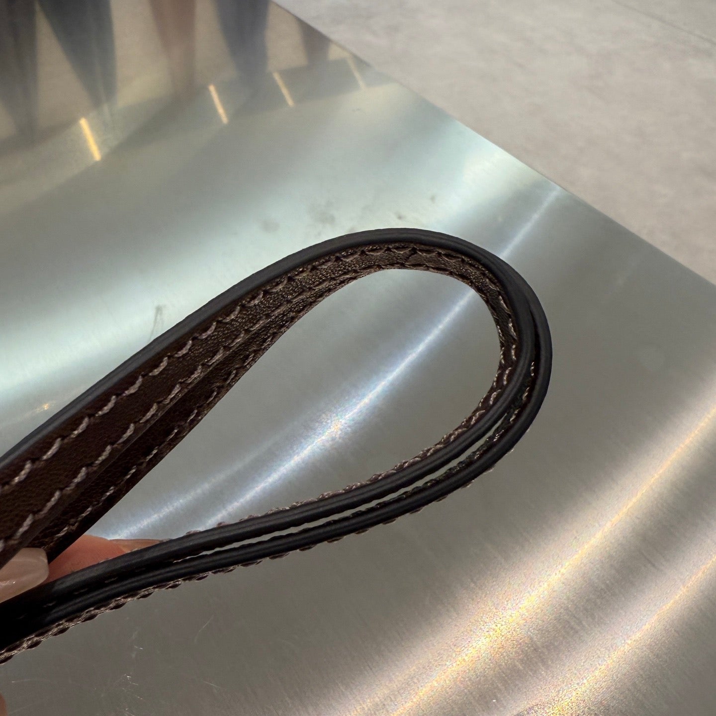 MIU M NAPPA LEATHER POUCH