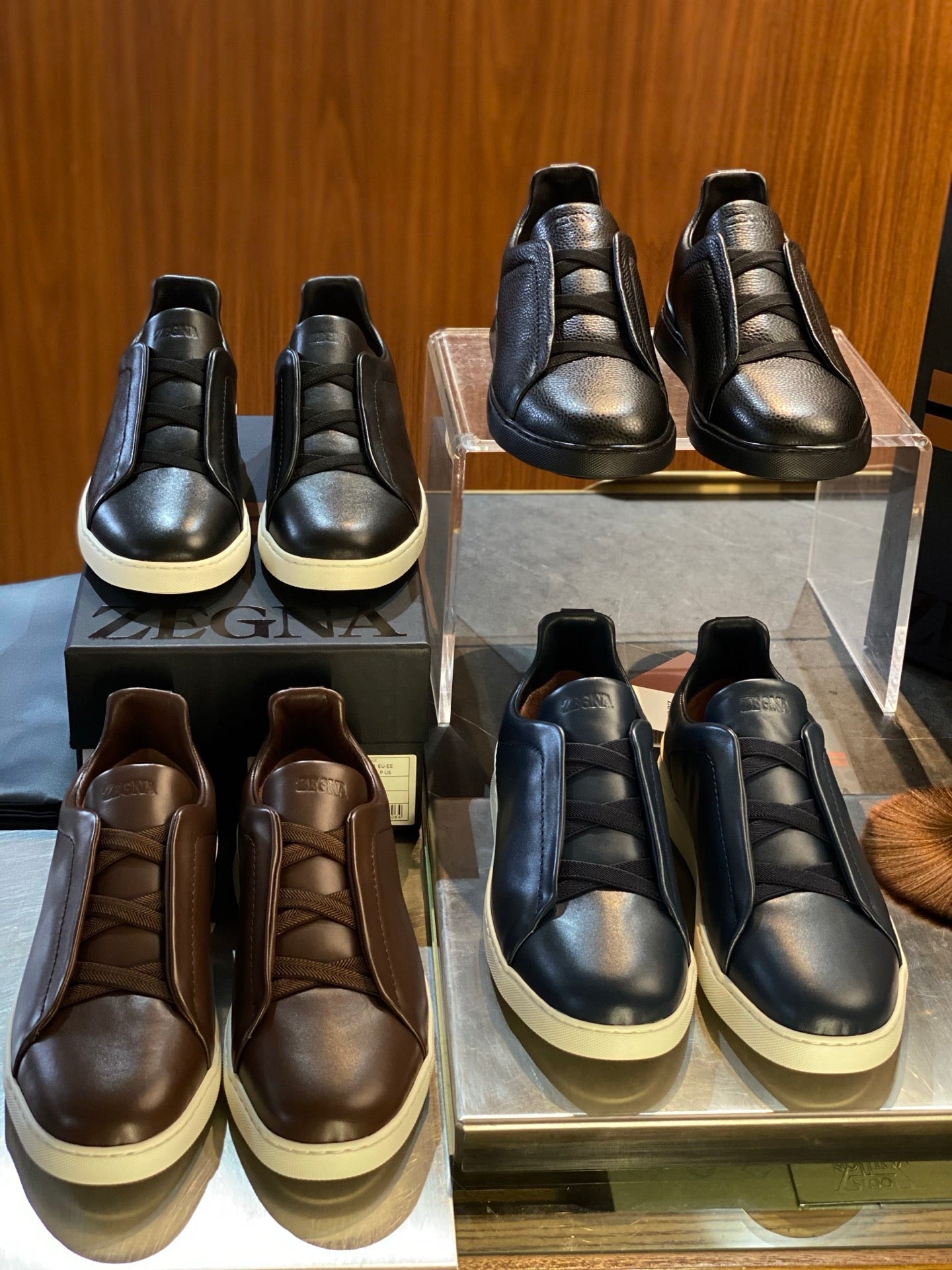 ZEGN TRIPLE STITCH SNEAKER