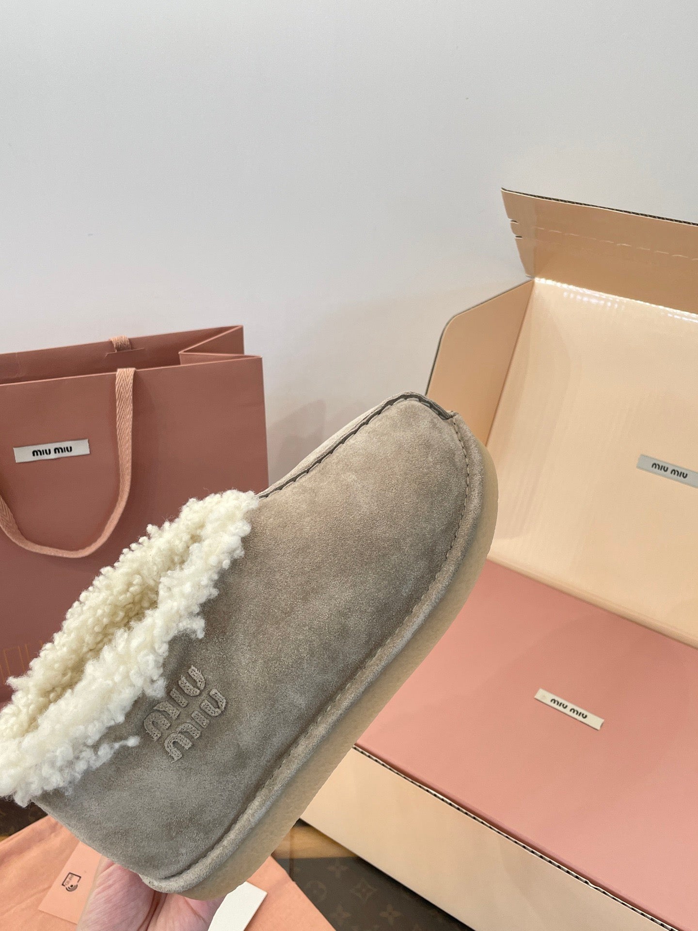 MIU M BOOTS