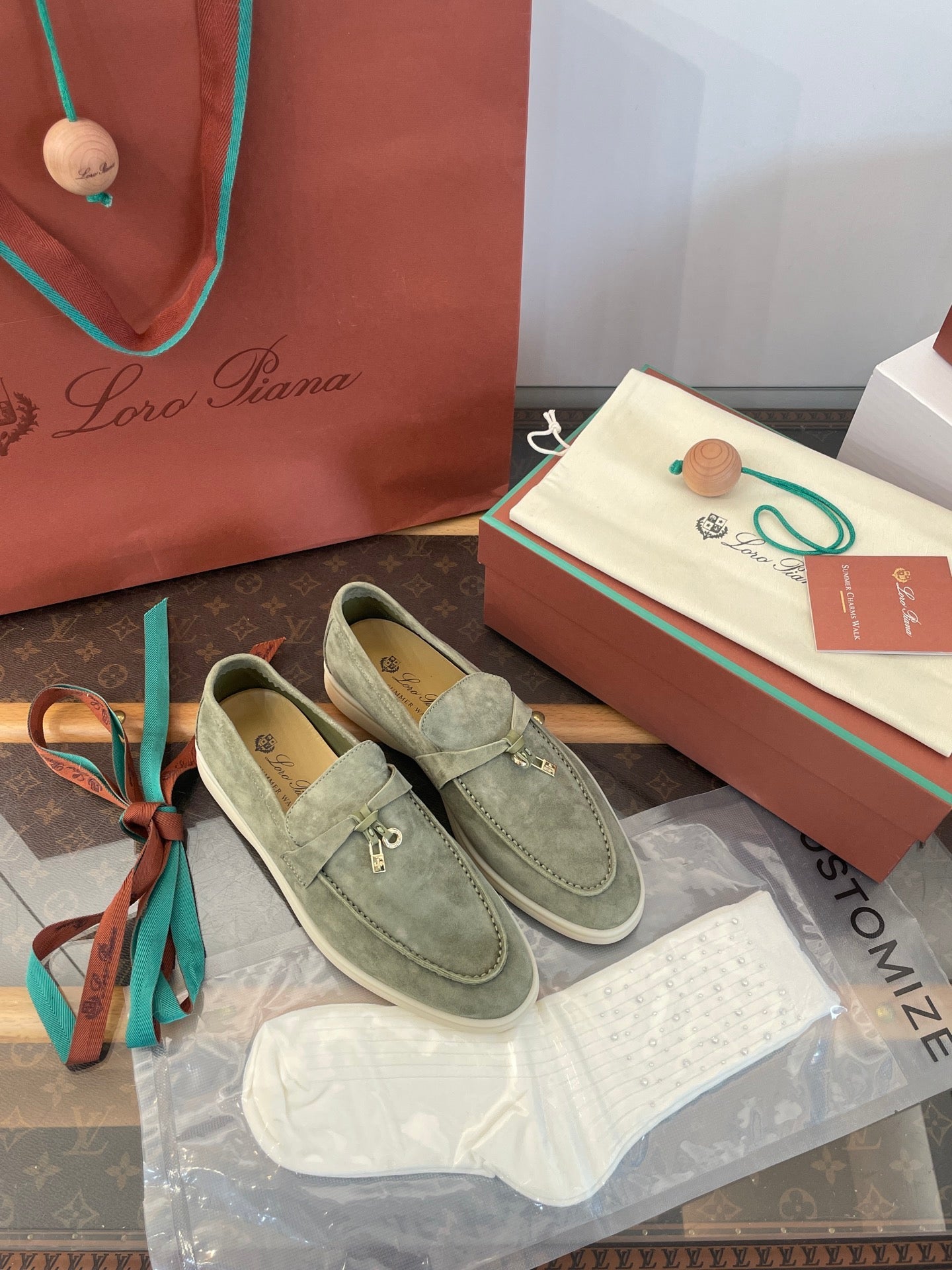 LORO P SUMMER CHARMS LOAFERS