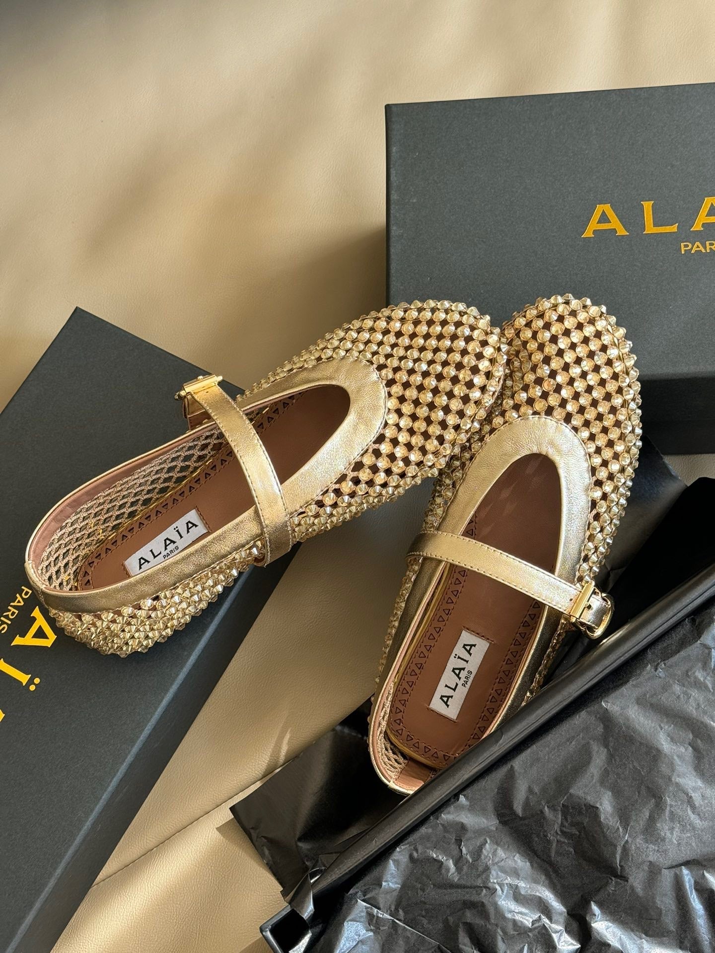ALAIA BALLET FLATS