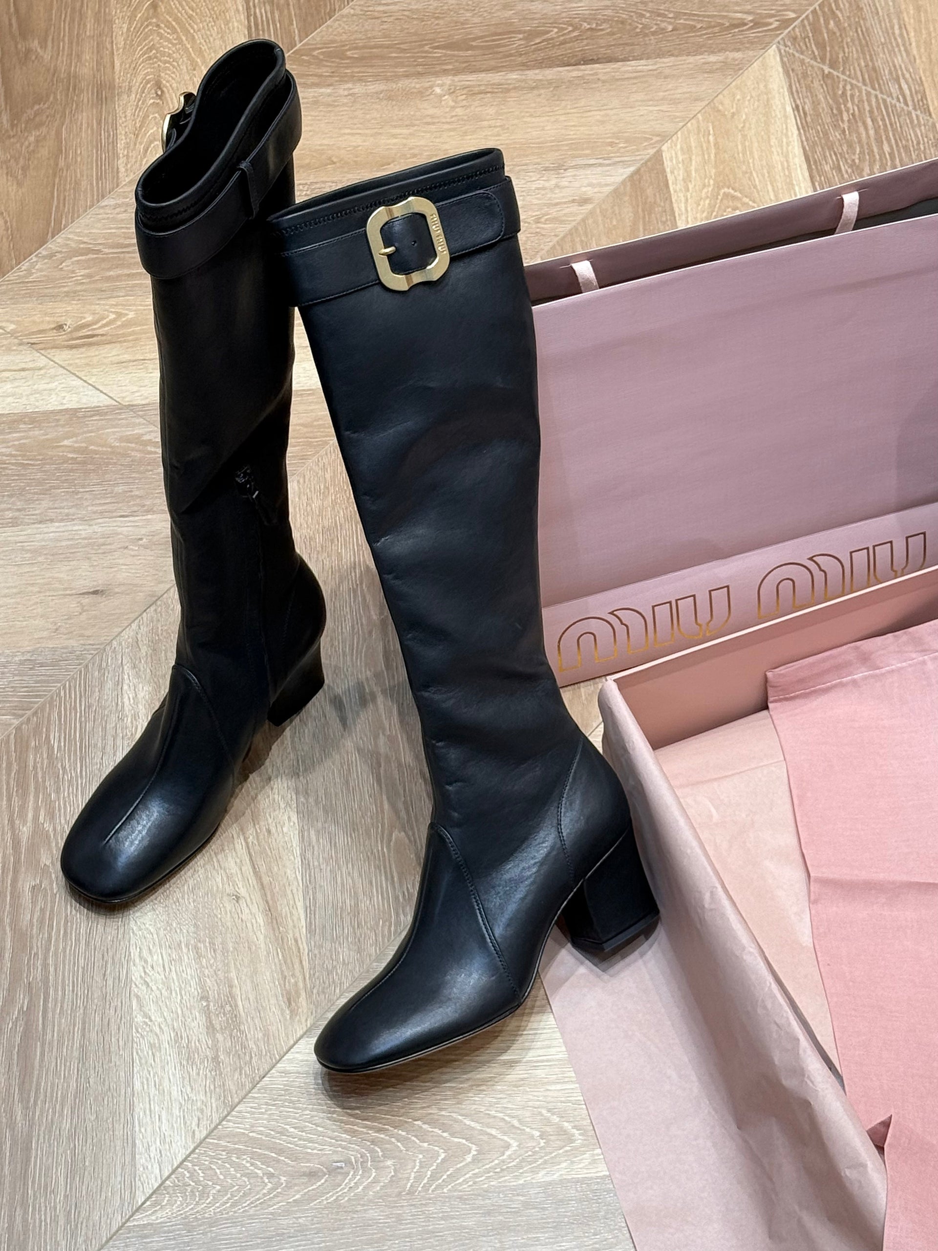 MIU M BOOTS