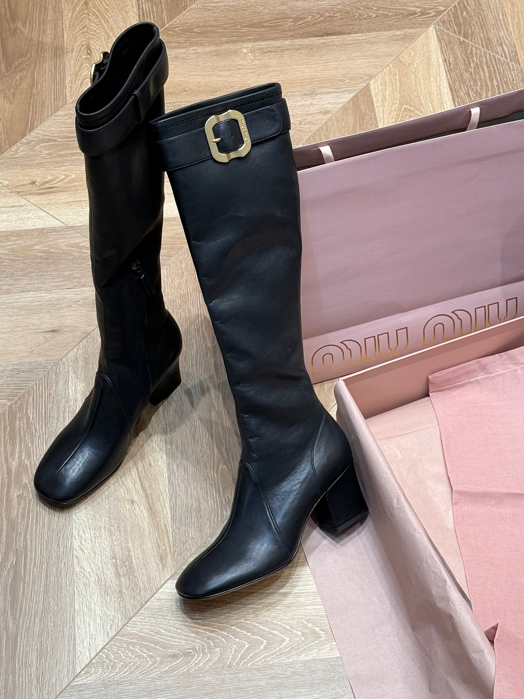 MIU M BOOTS