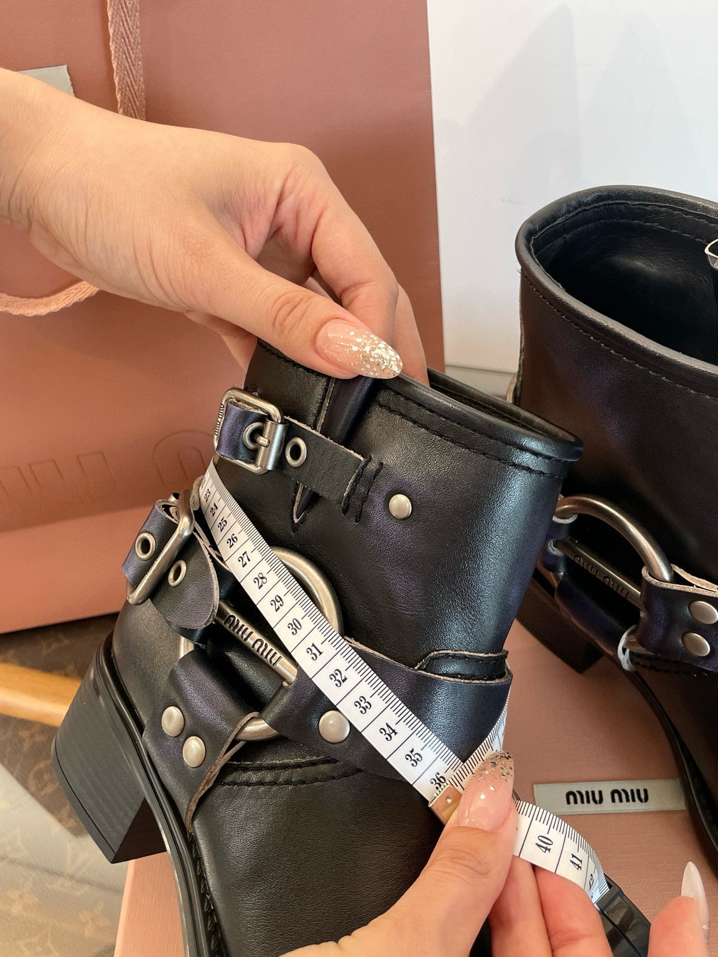 MIU M BOOTS