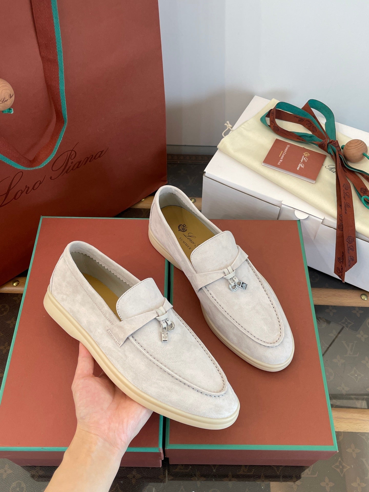 LORO P SUMMER CHARMS LOAFERS