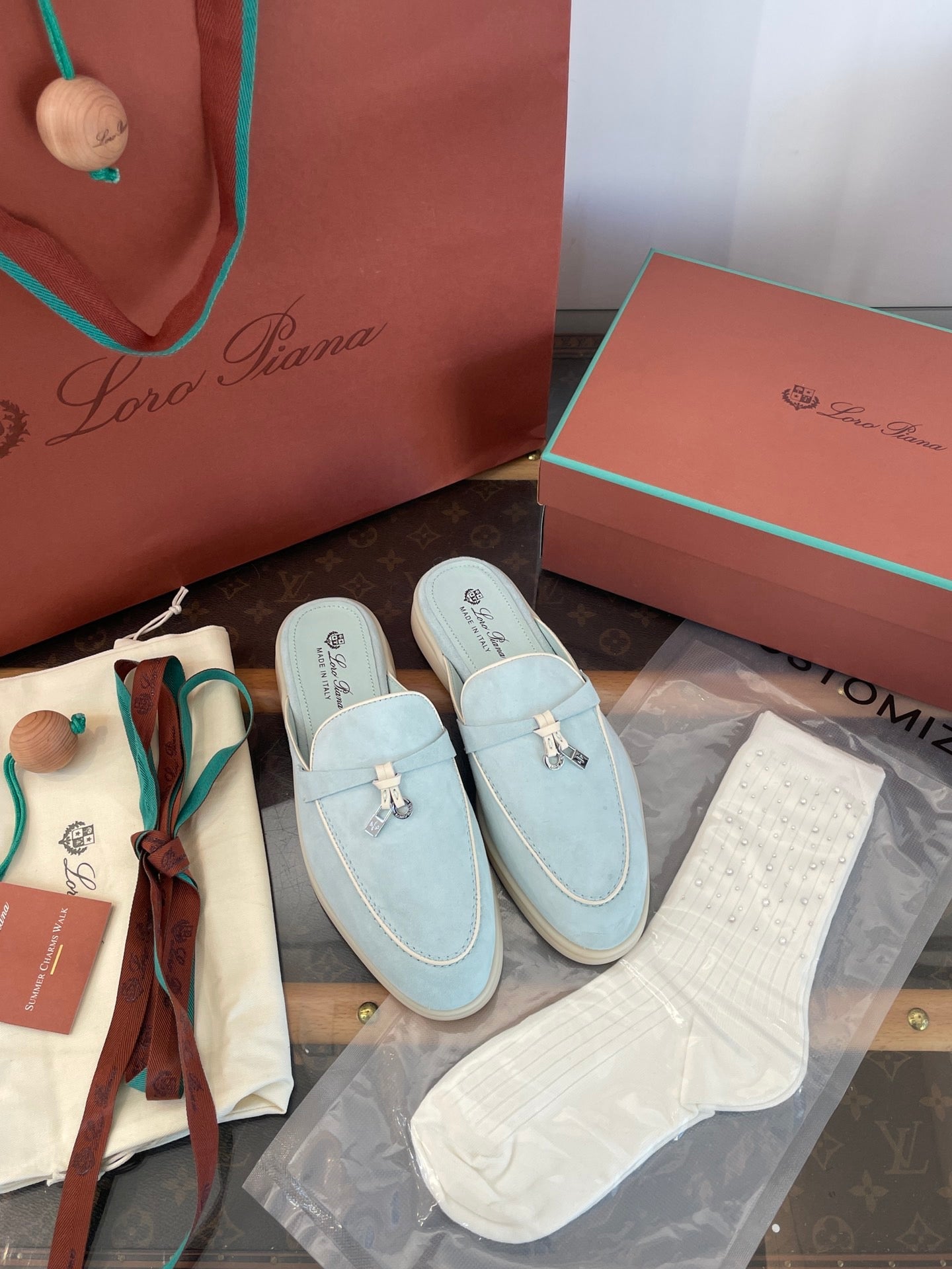 LORO P SUMMER CHARMS MULES