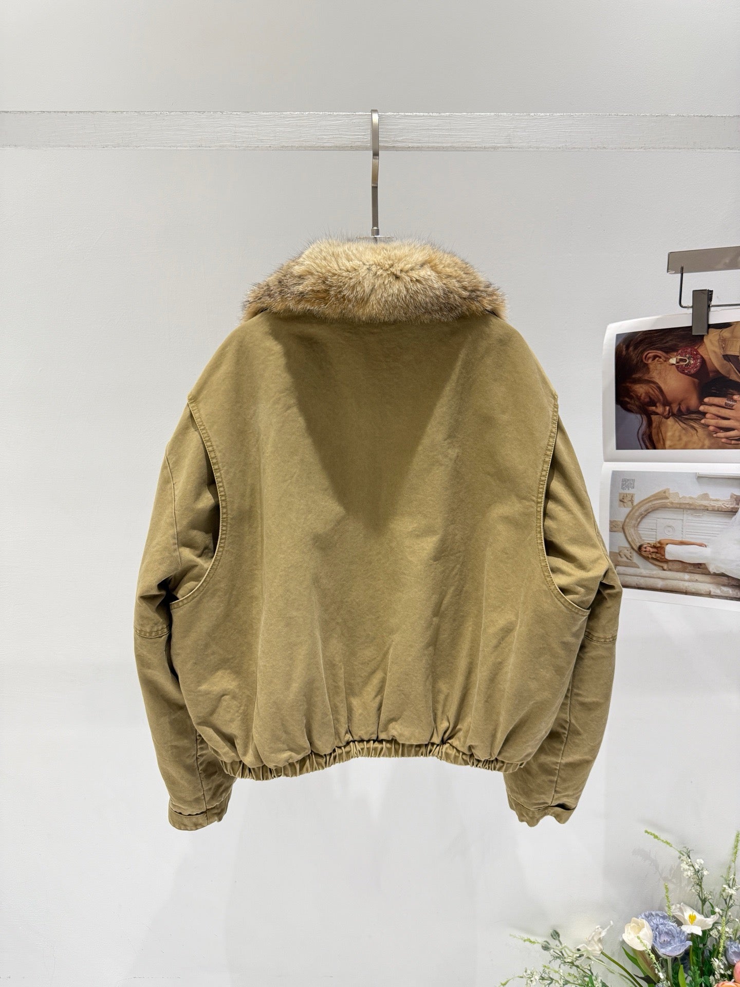 BRUNELLO C FOX FUR PARKA