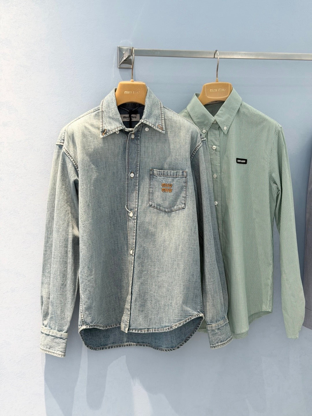 MIU M DENIM SHIRT