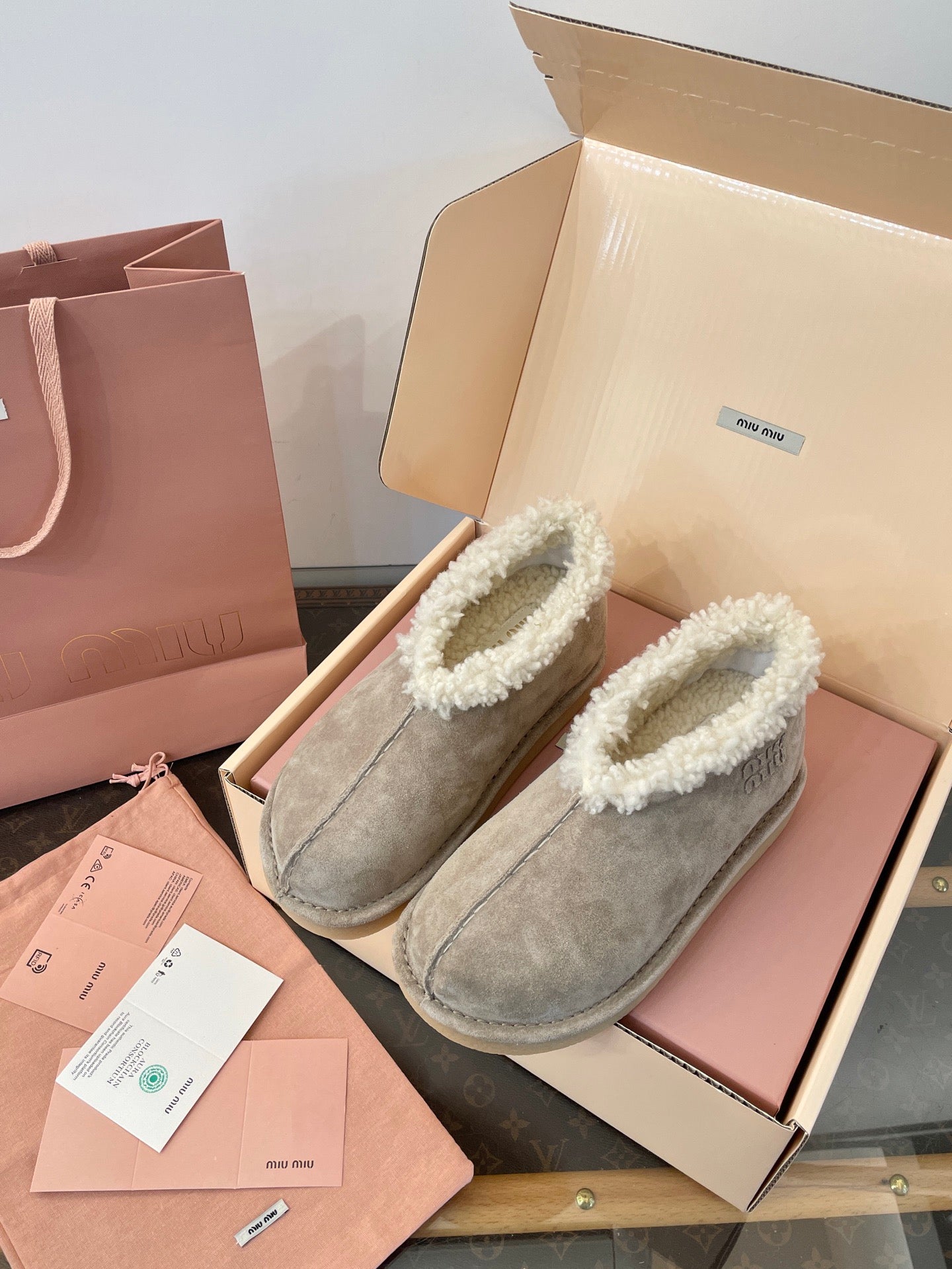 MIU M BOOTS