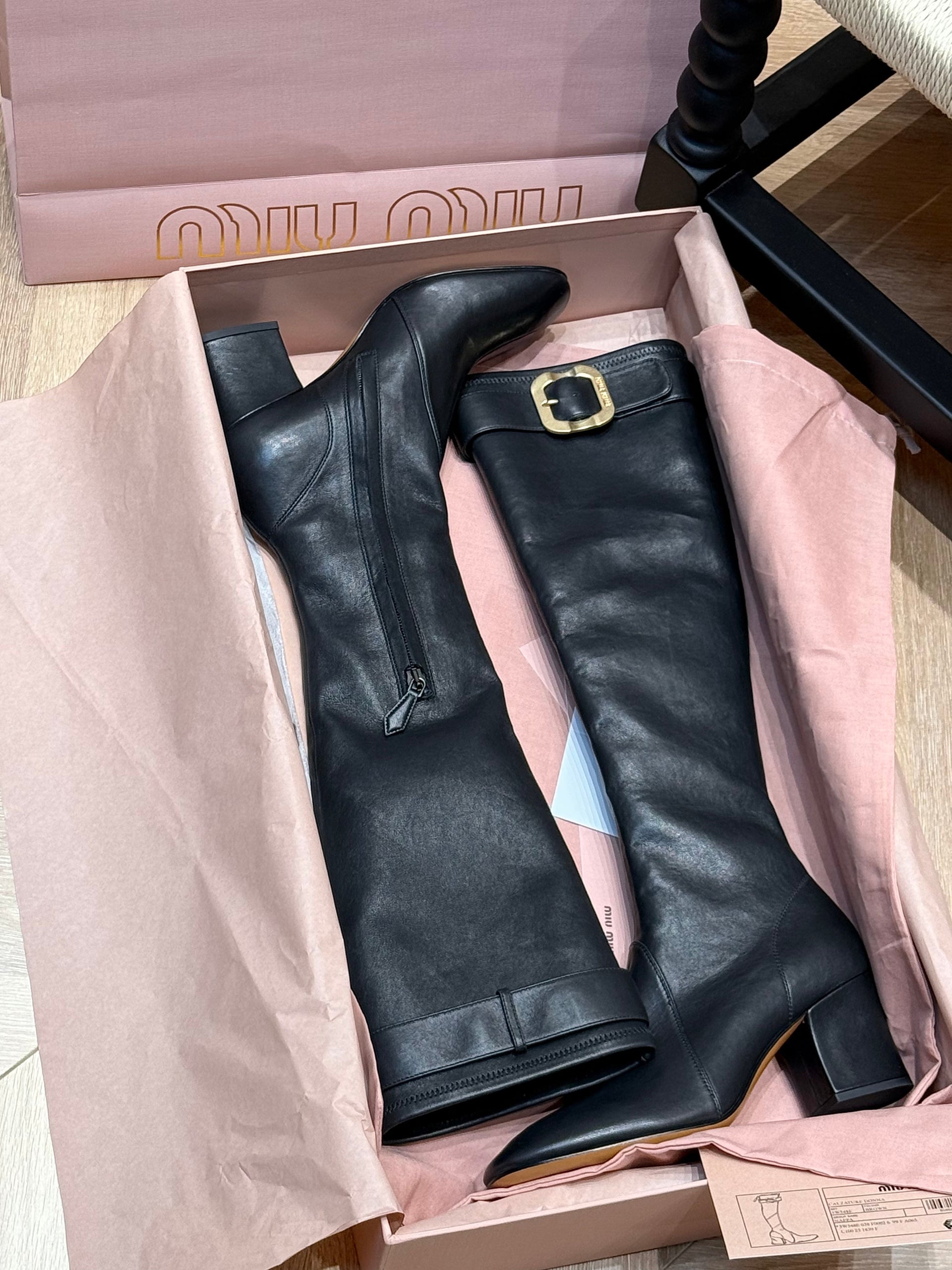 MIU M BOOTS