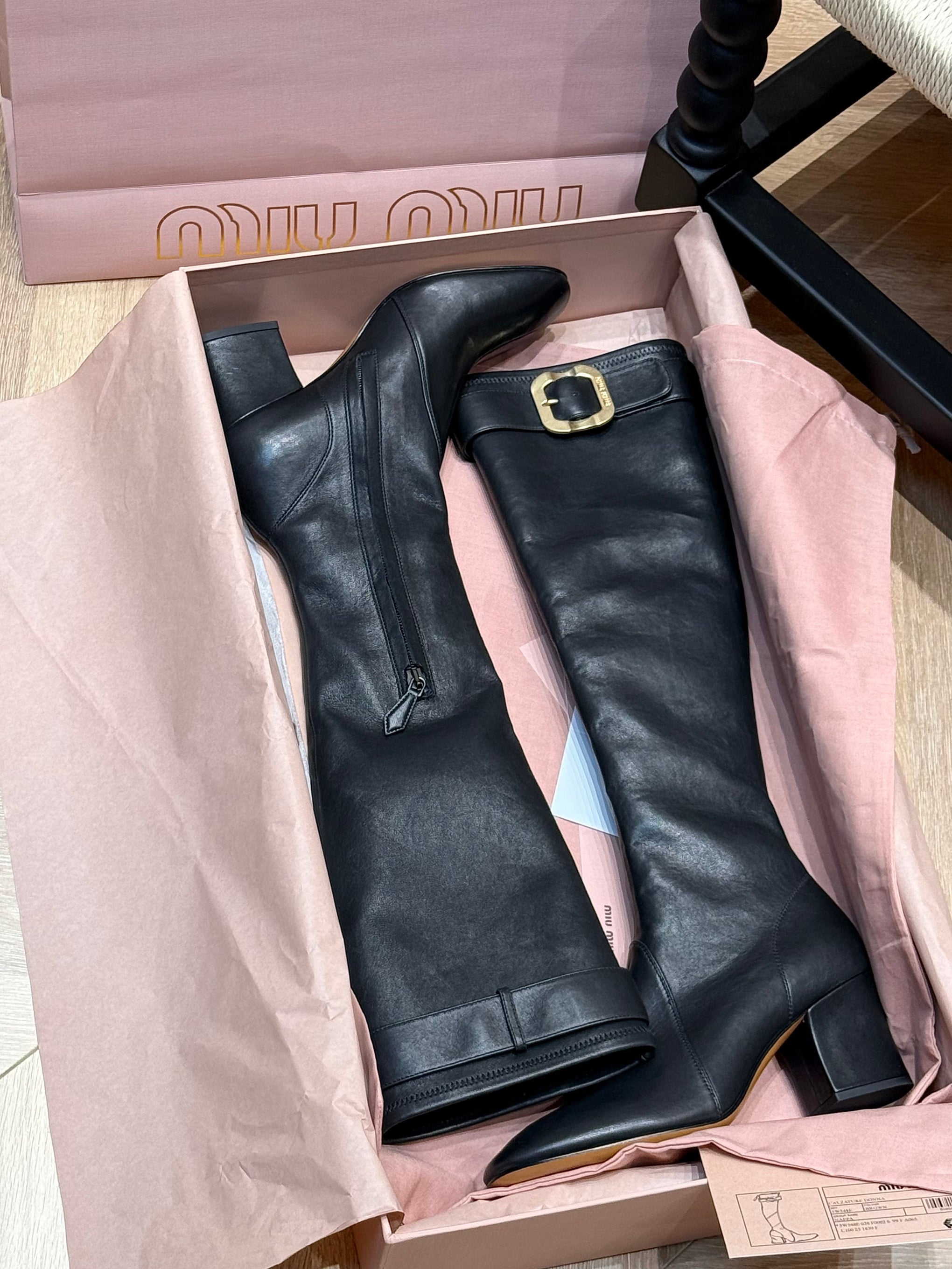 MIU M BOOTS