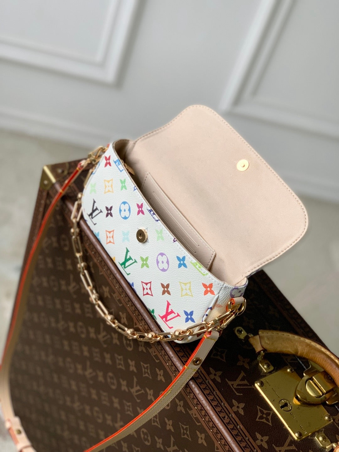 LOU x MURAKAMI IVY WALLET ON CHAIN BAG