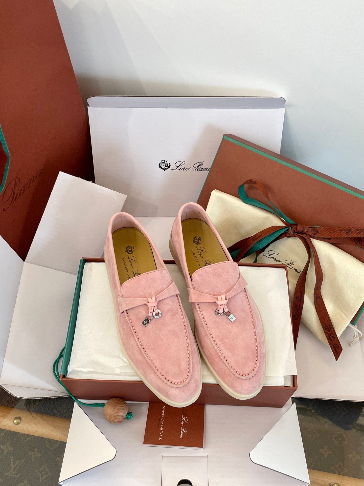 LORO P SUMMER CHARMS LOAFERS