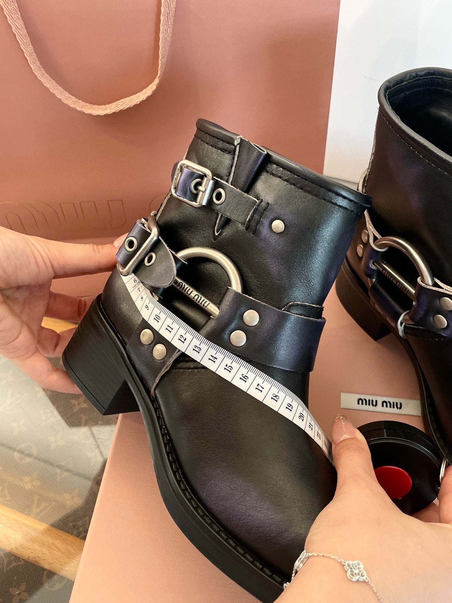 MIU M BOOTS
