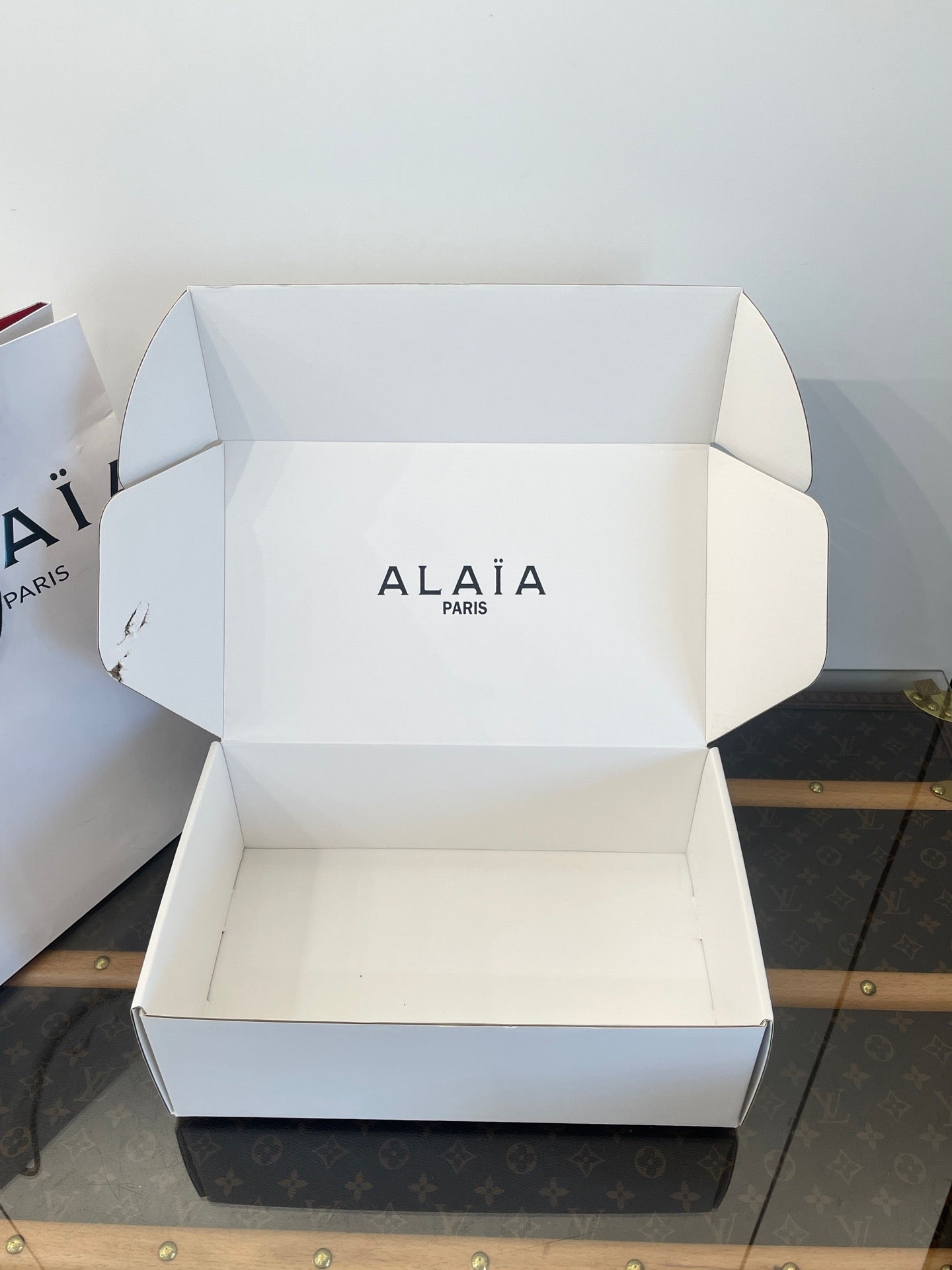 ALAIA FUR BALLET FLATS
