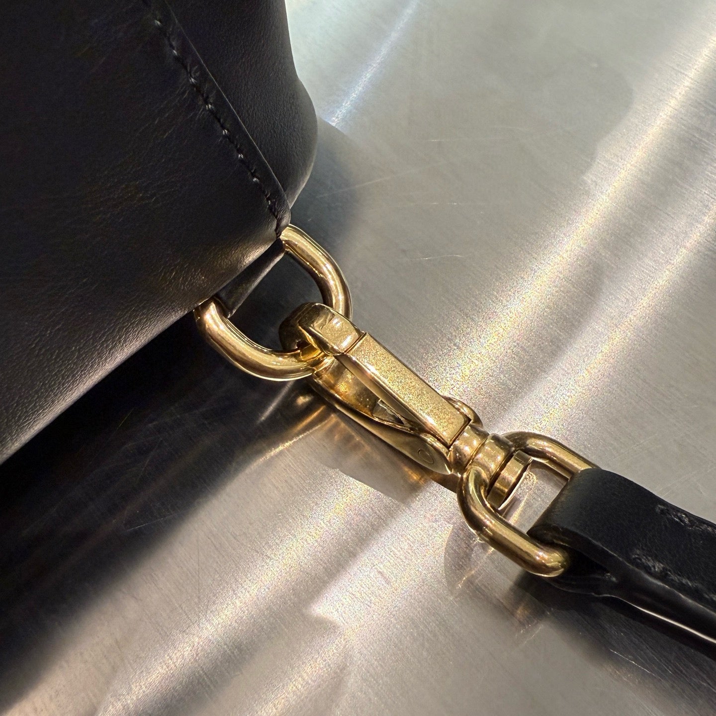 MIU M LEATHER BACKPACK
