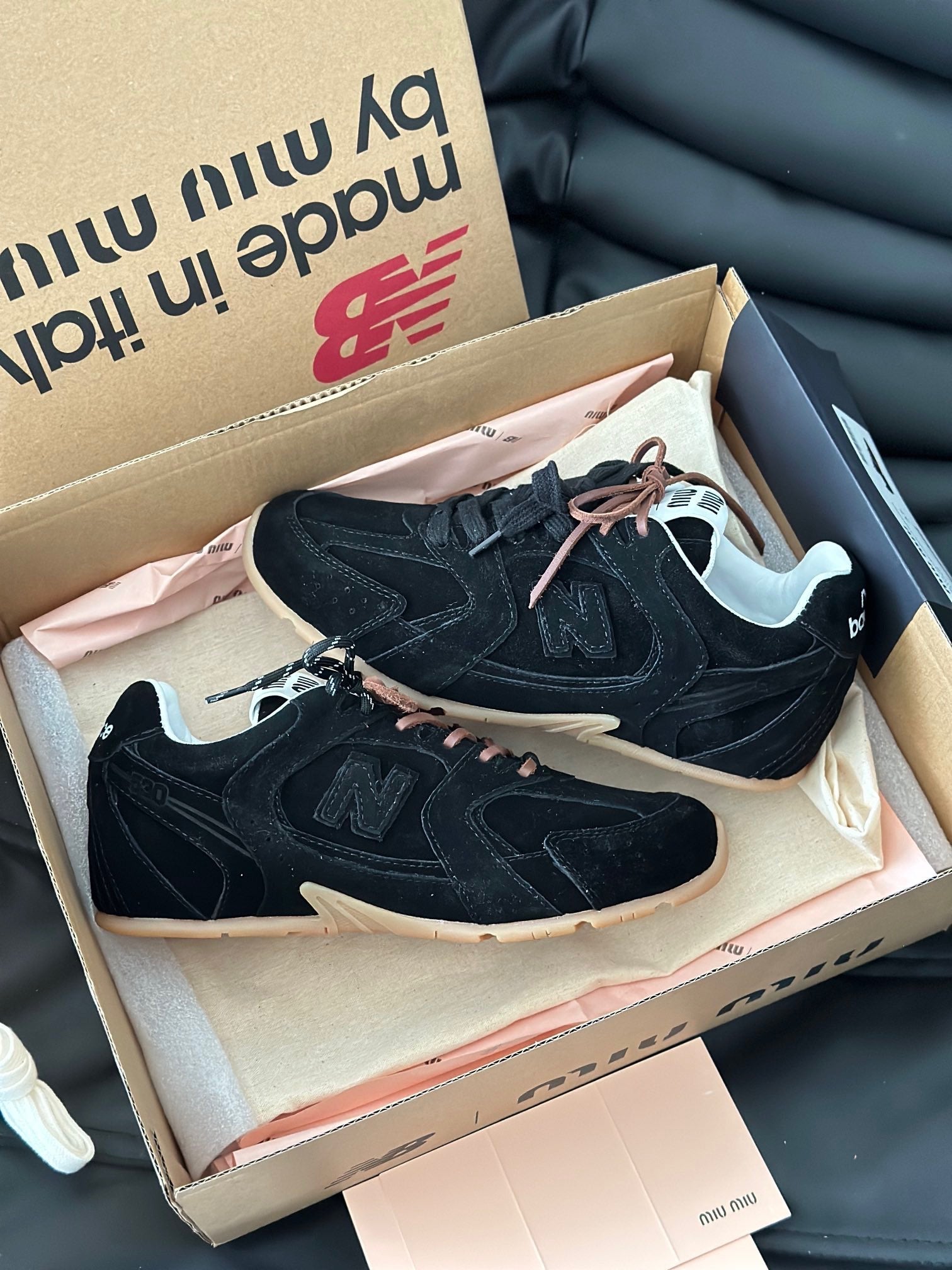 MIU M x NEW BALANCE TRAINERS