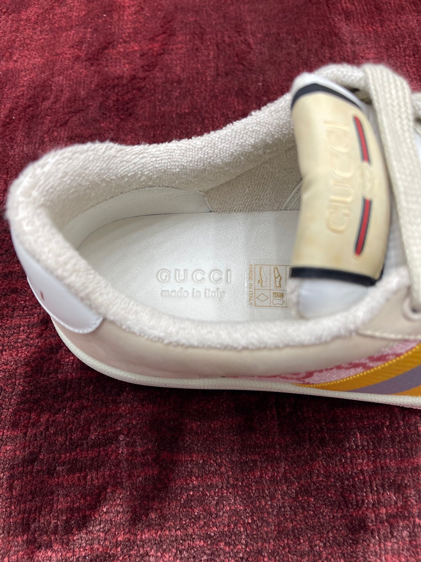 GG SCREENER LEATHER SNEAKERS