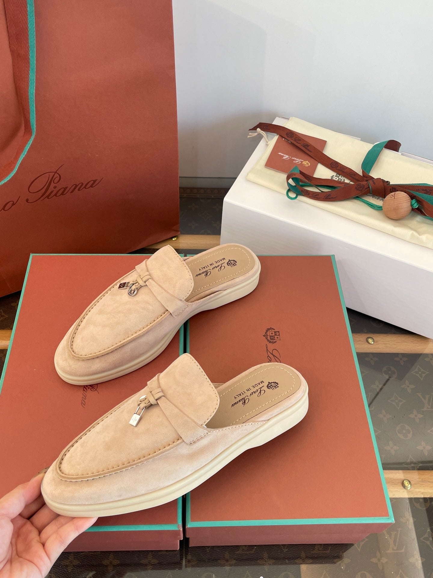 LORO P SUMMER CHARMS LOAFERS
