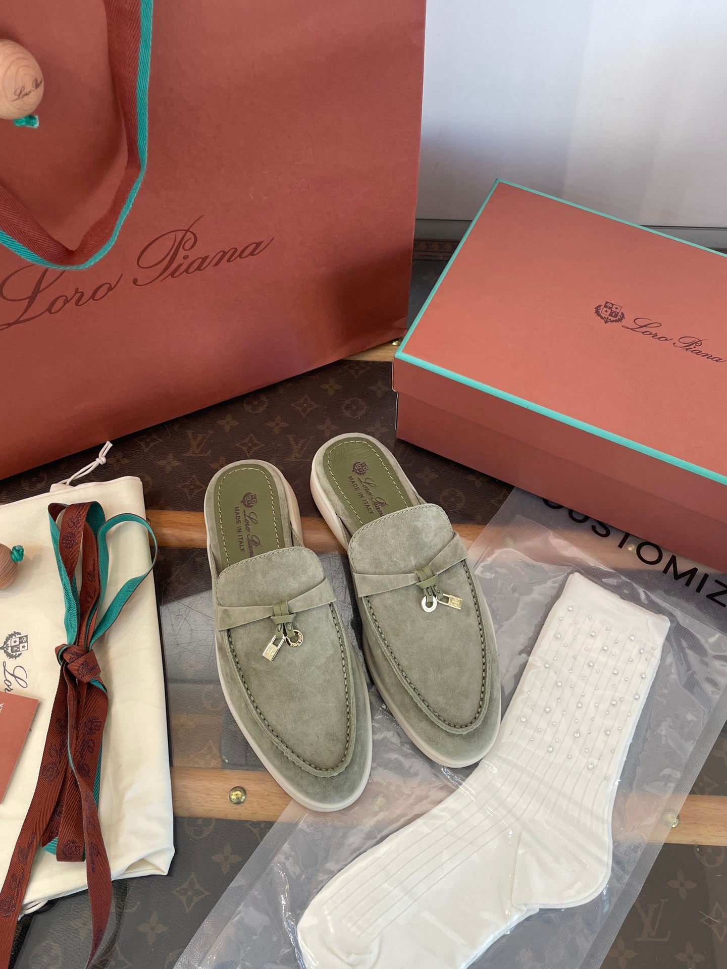 LORO P SUMMER CHARMS LOAFERS