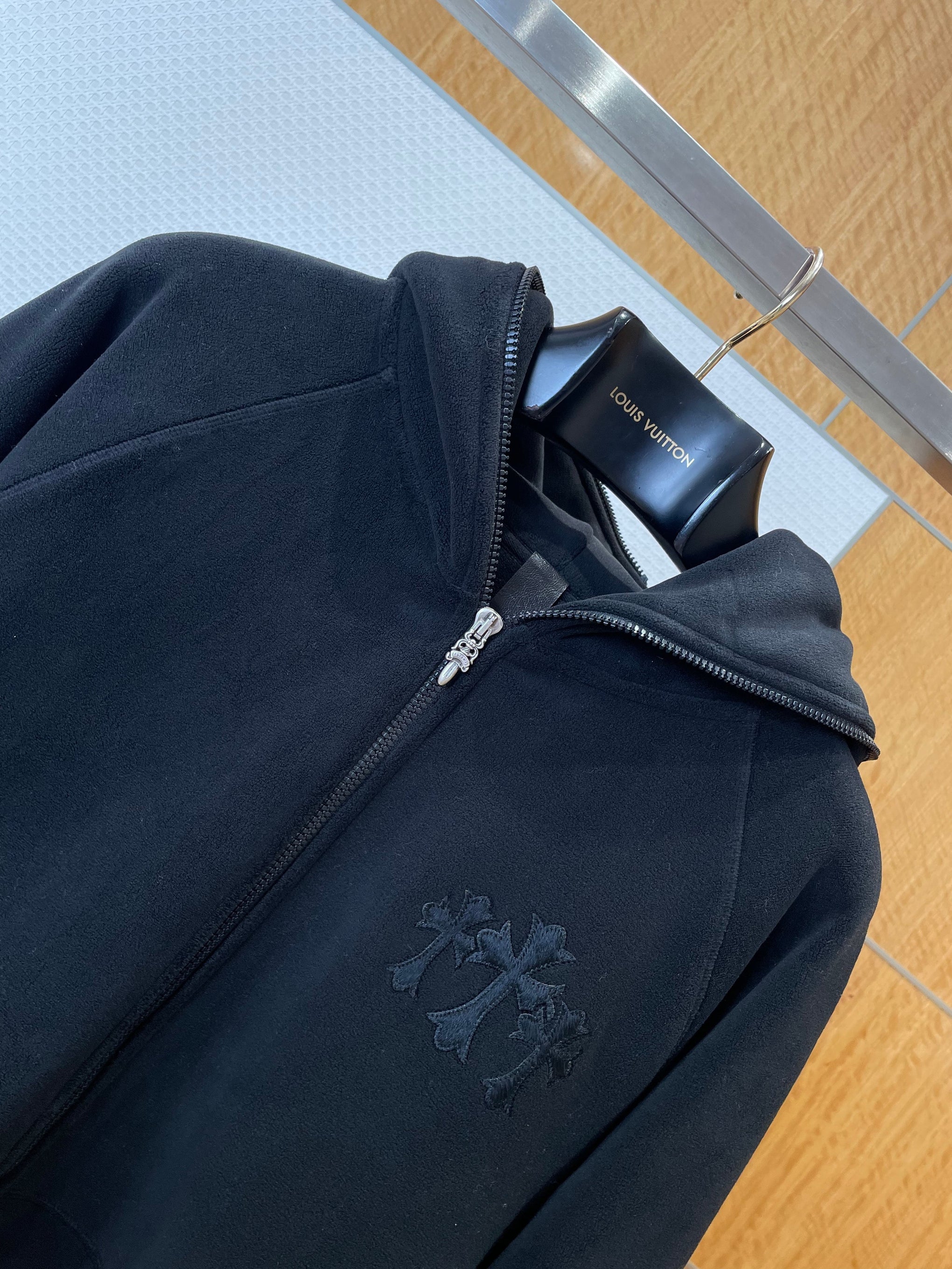 CHROME H HOODED JACKET