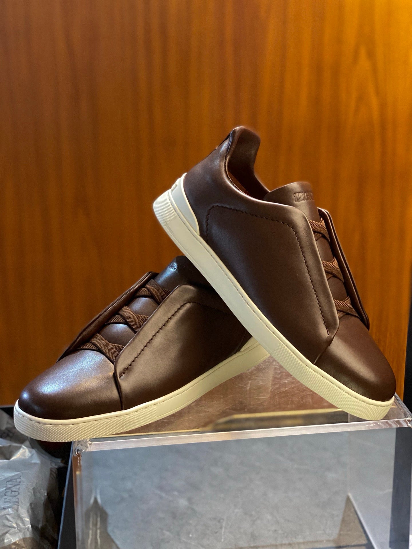 ZEGN TRIPLE STITCH SNEAKER