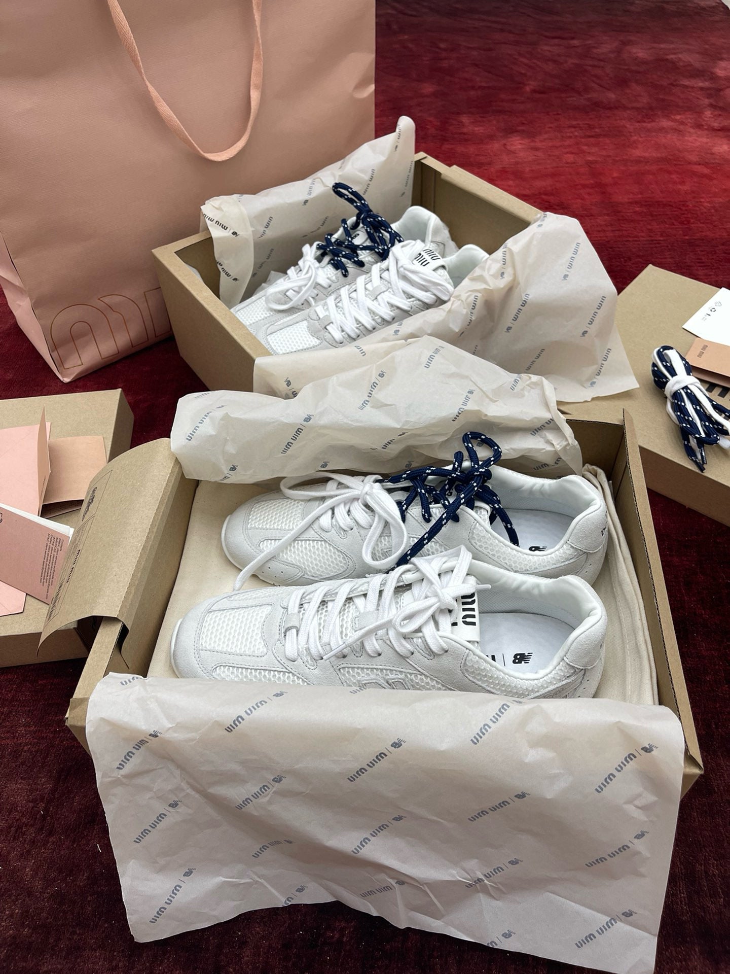 MIU M x NEW BALANCE TRAINERS