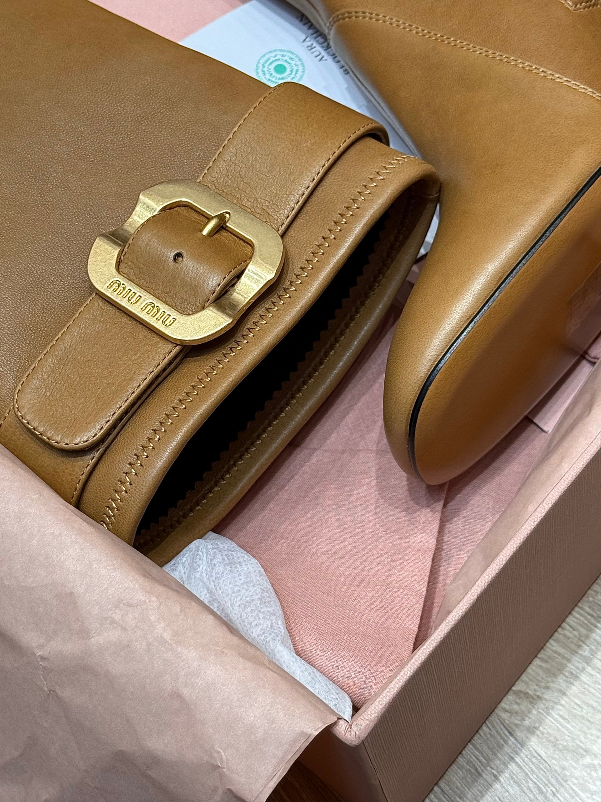 MIU M BOOTS