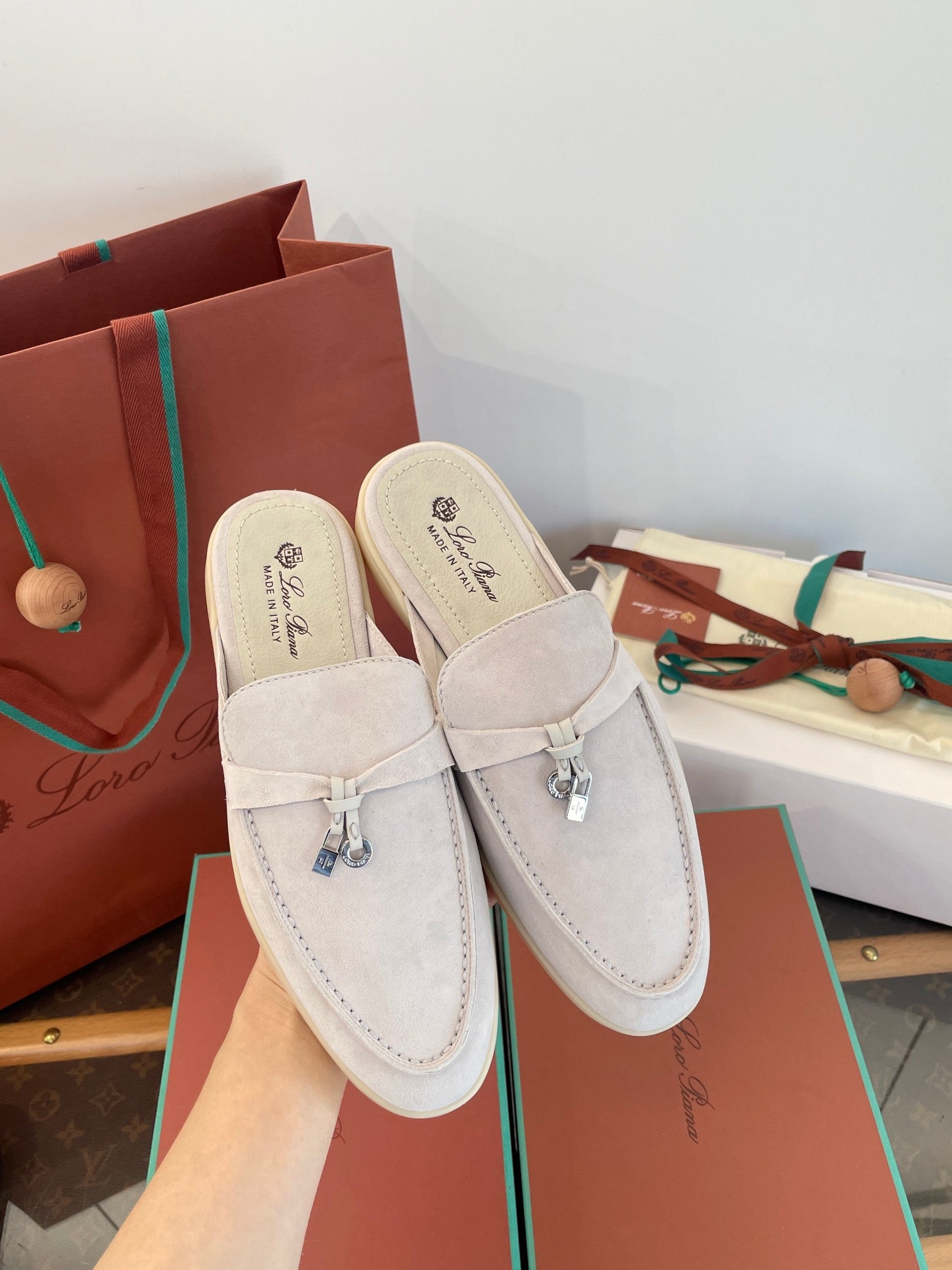 LORO P SUMMER CHARMS LOAFERS