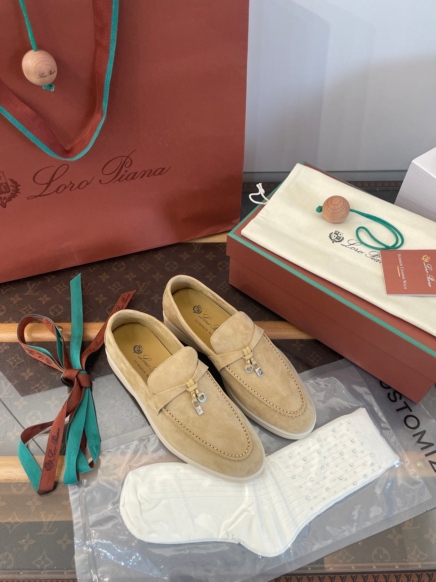 LORO P SUMMER CHARMS LOAFERS
