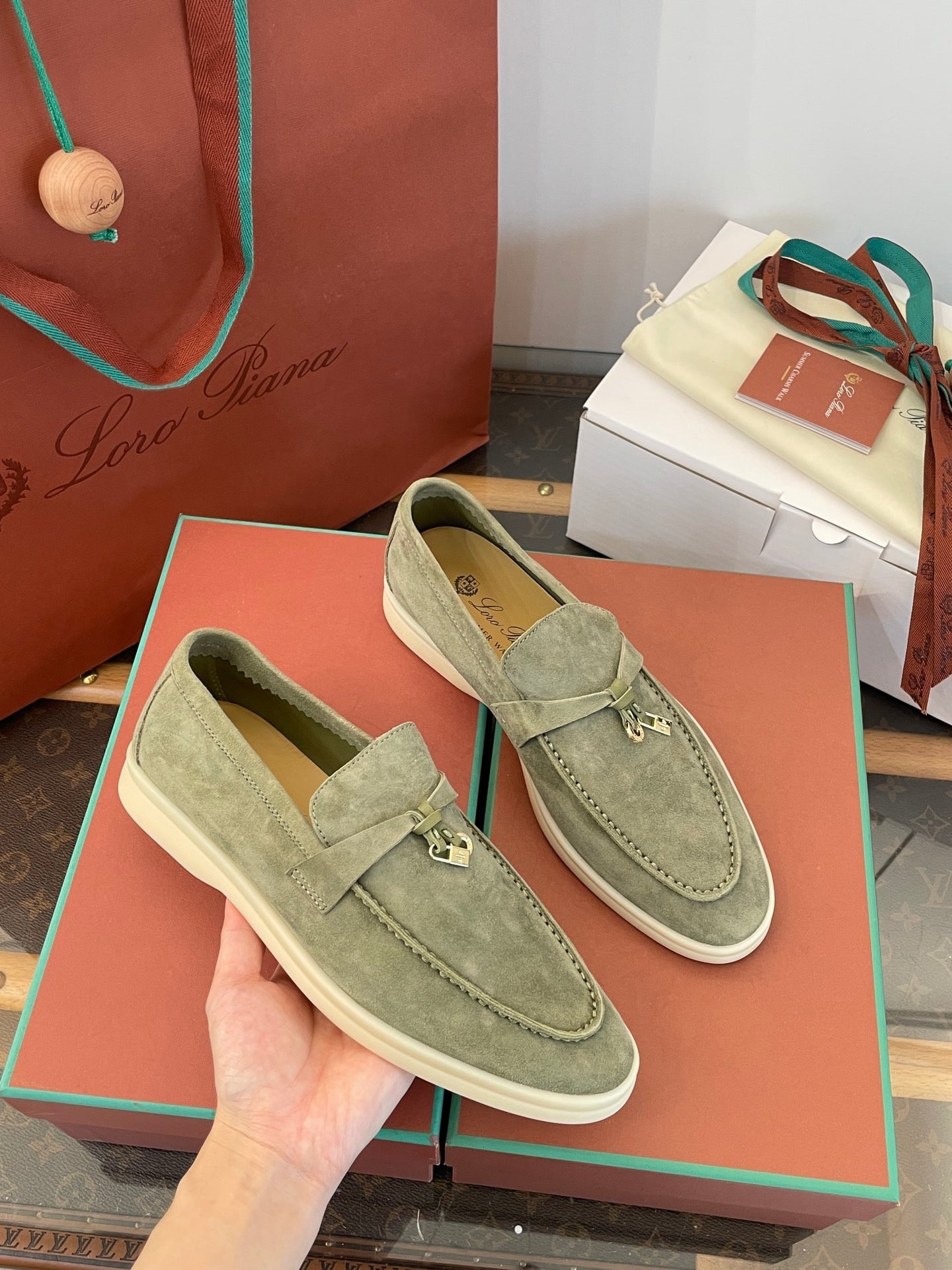 LORO P SUMMER CHARMS LOAFERS