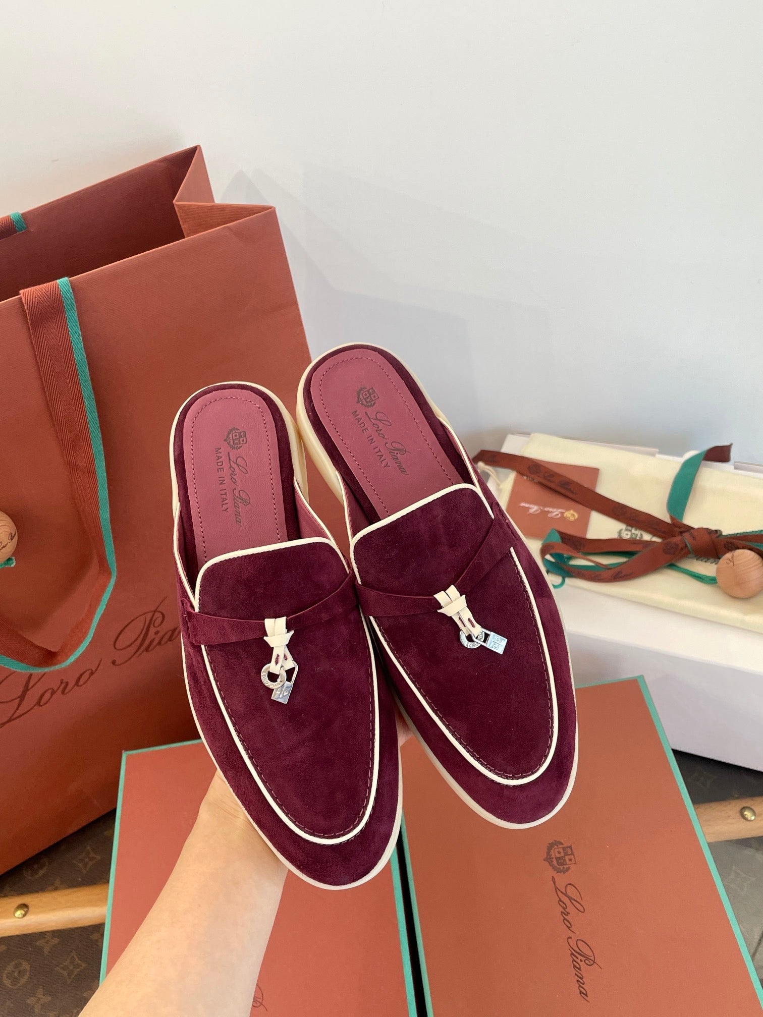LORO P SUMMER CHARMS LOAFERS