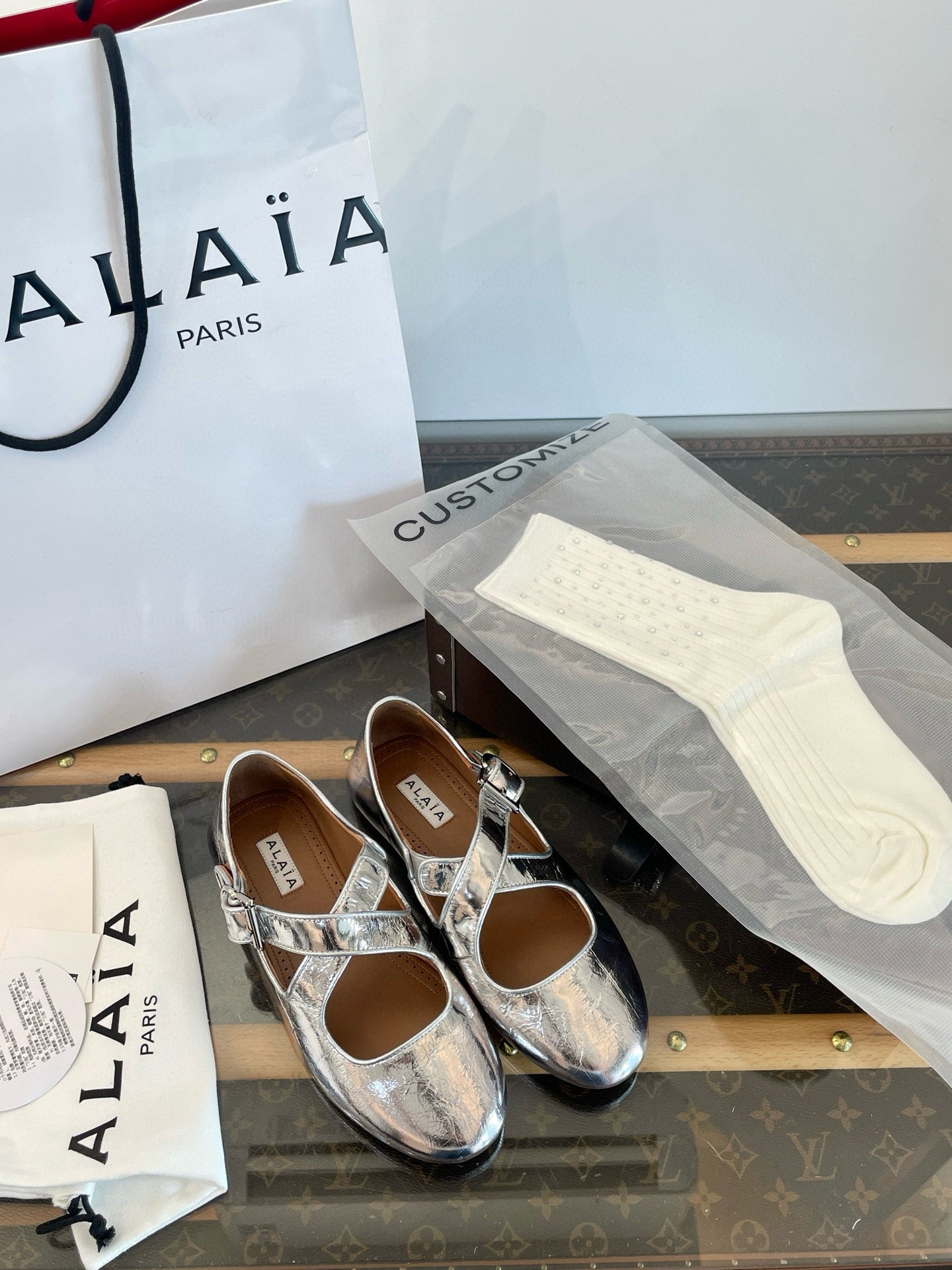 ALAIA BALLET FLATS