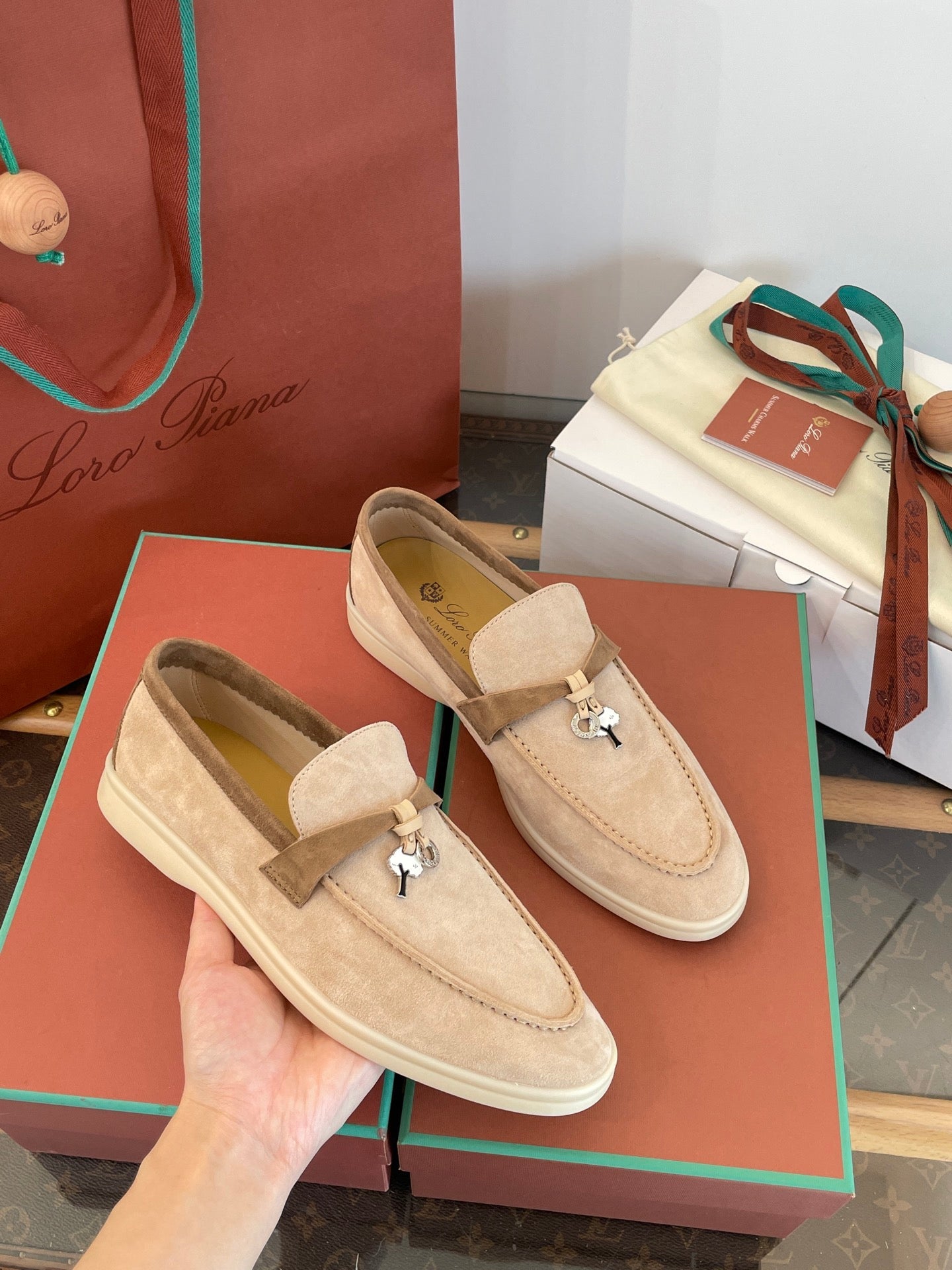 LORO P SUMMER CHARMS LOAFERS