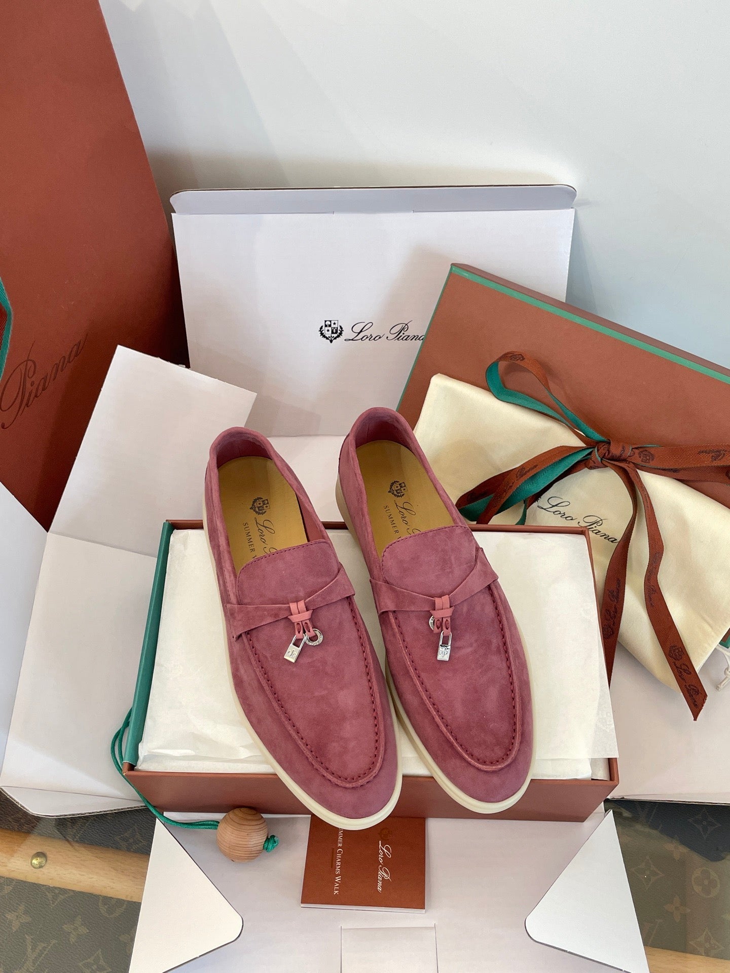 LORO P SUMMER CHARMS LOAFERS
