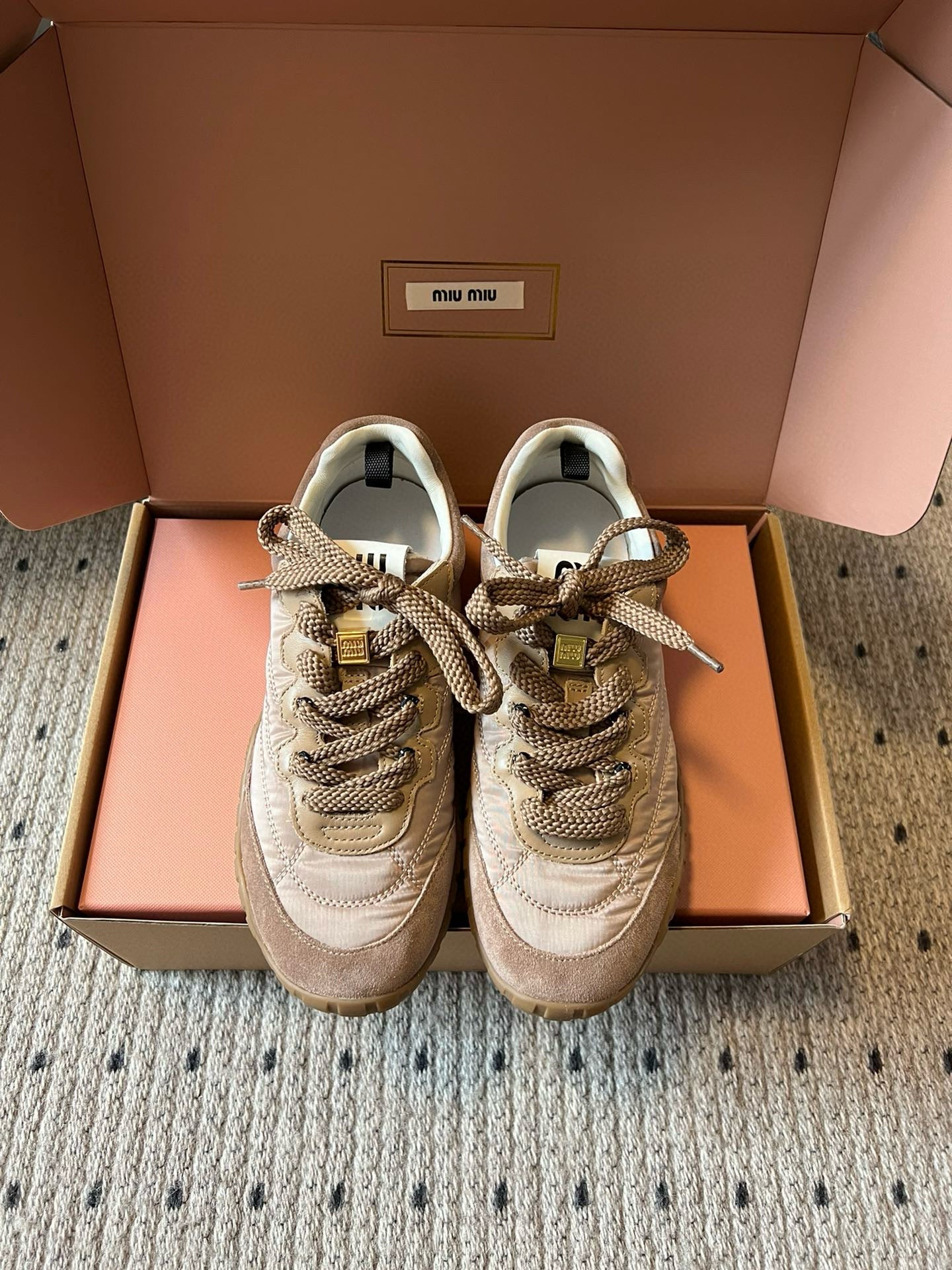 MIU M TYRE SNEAKERS