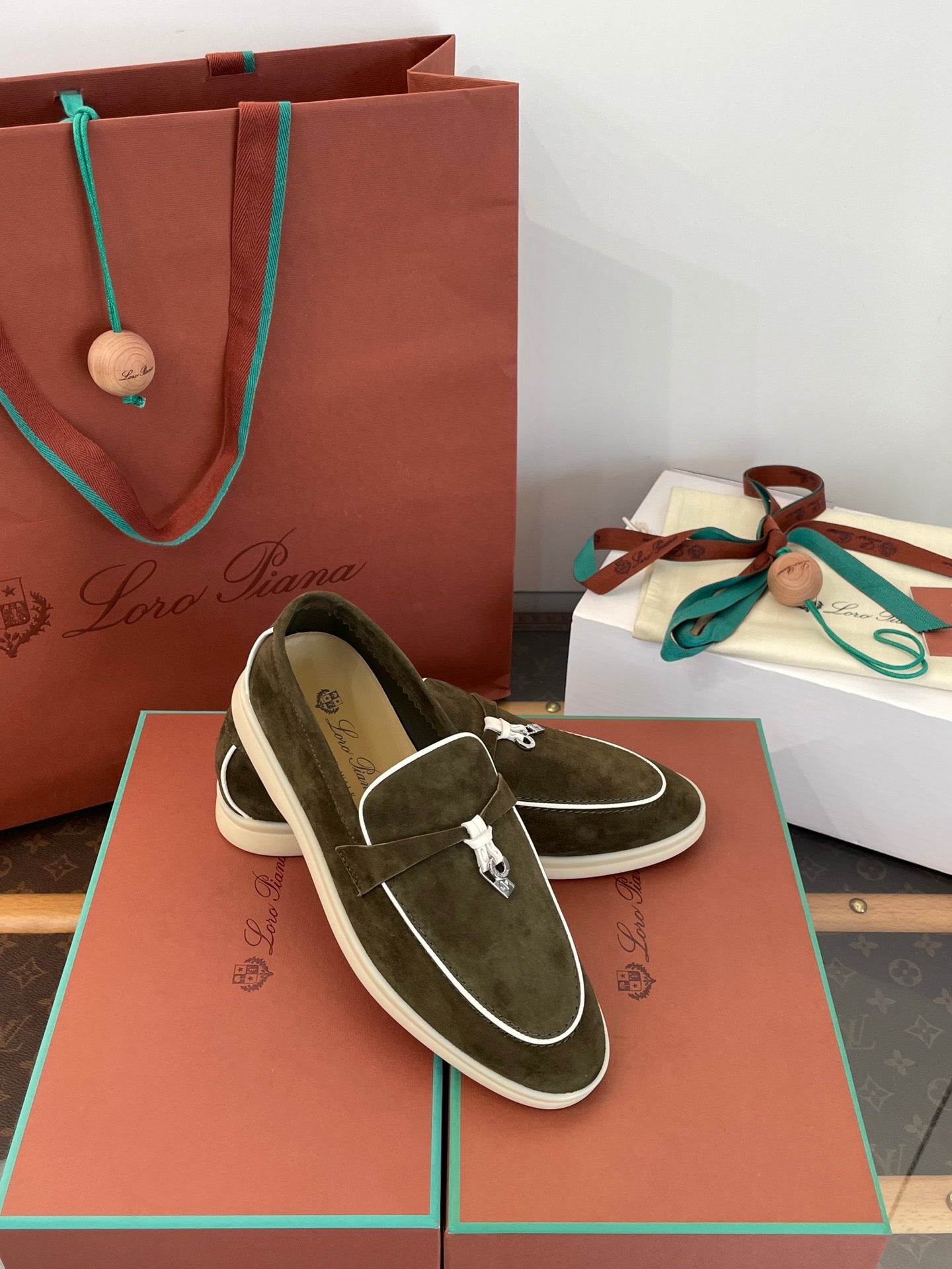 LORO P SUMMER CHARMS LOAFERS