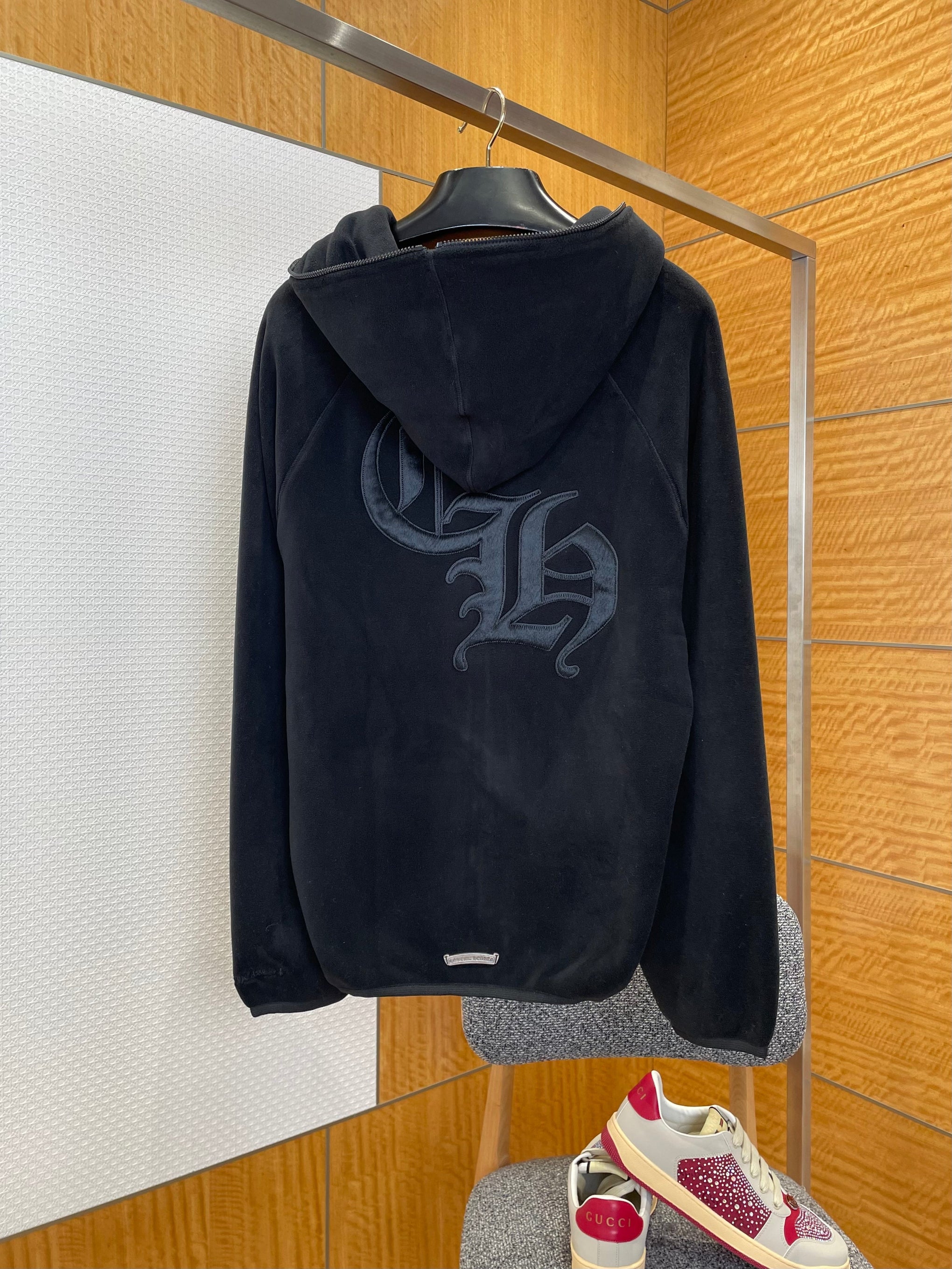 CHROME H HOODED JACKET