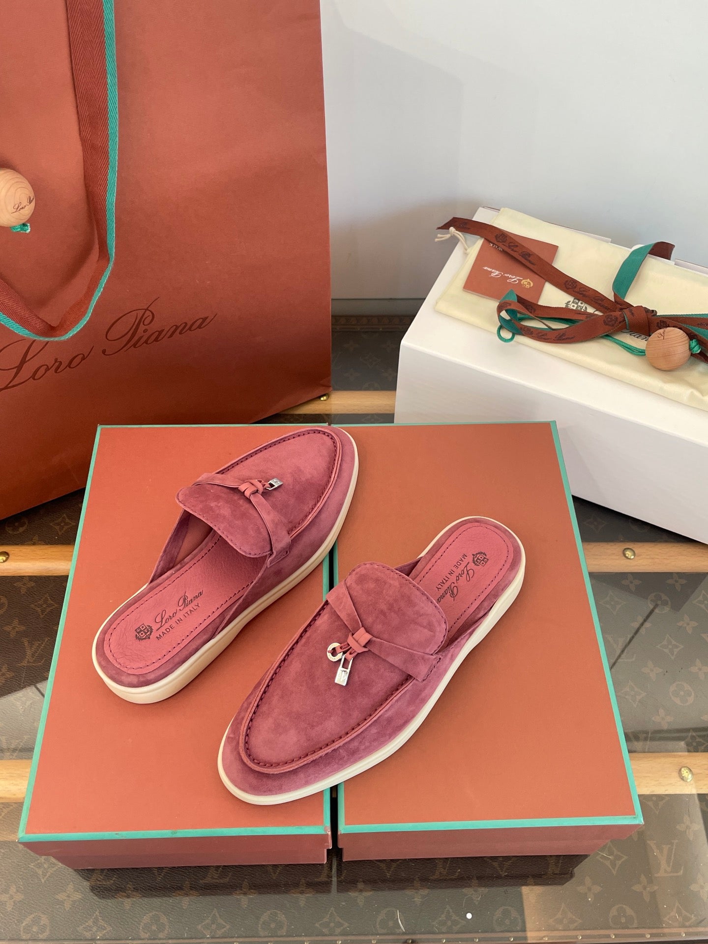 LORO P SUMMER CHARMS LOAFERS