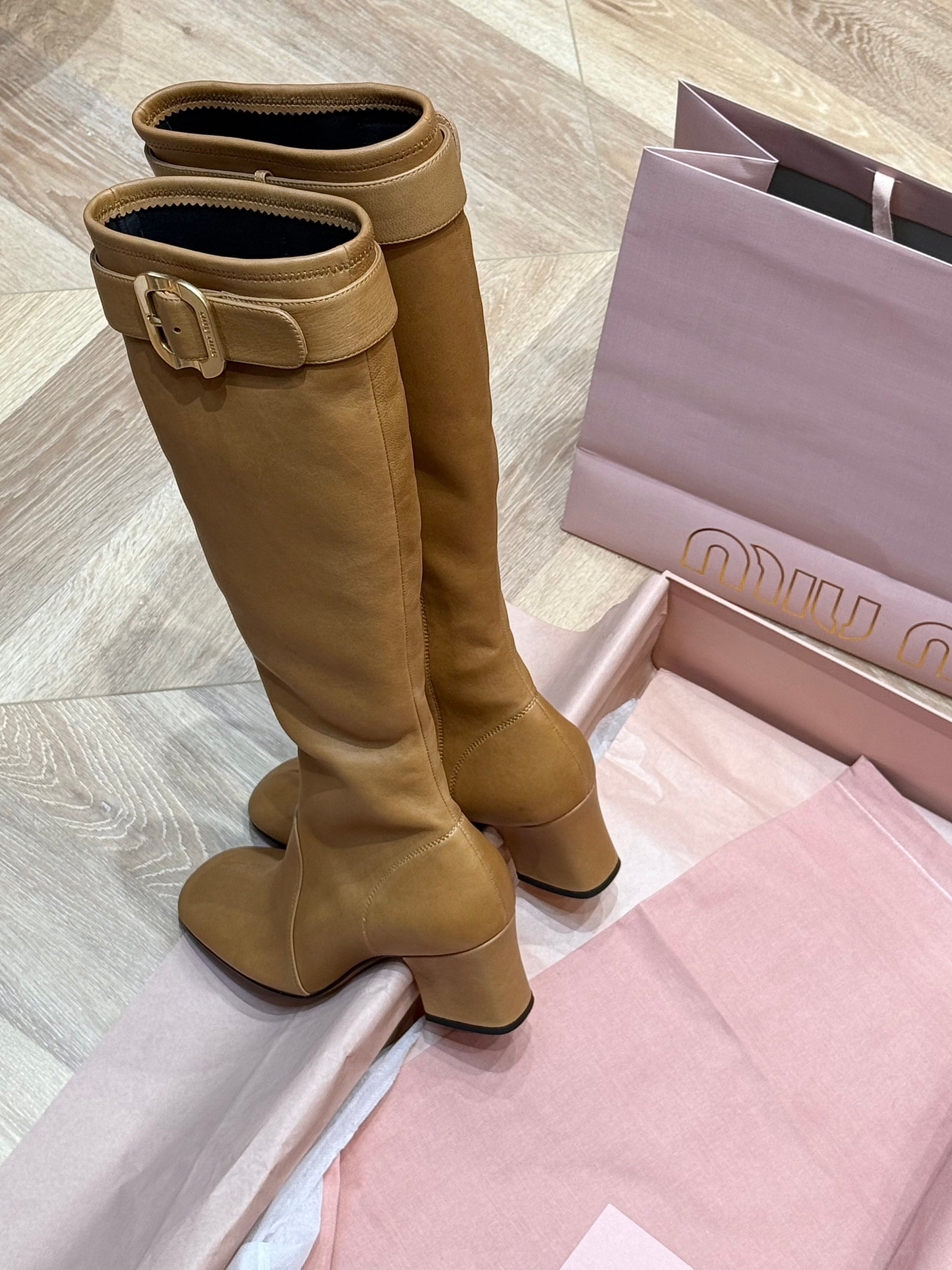 MIU M BOOTS
