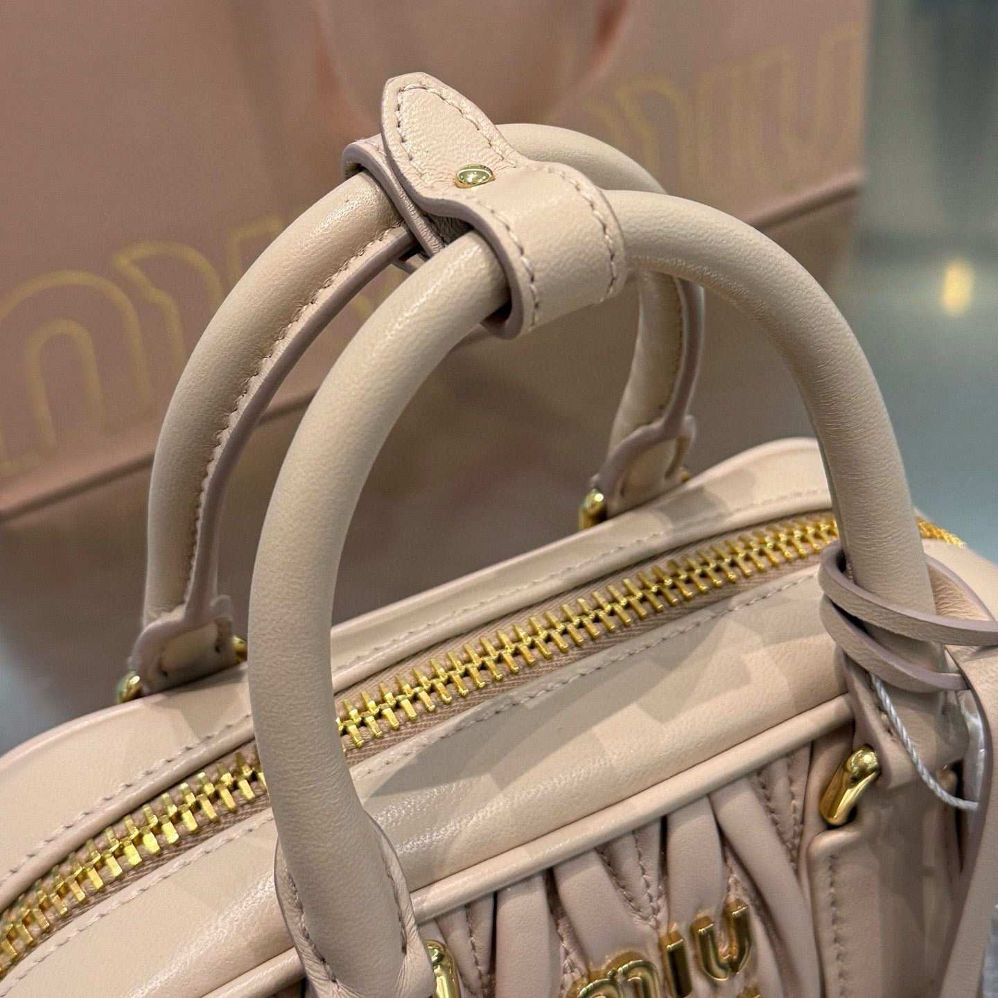 MIU M ARCADIE MATELASSE BAG
