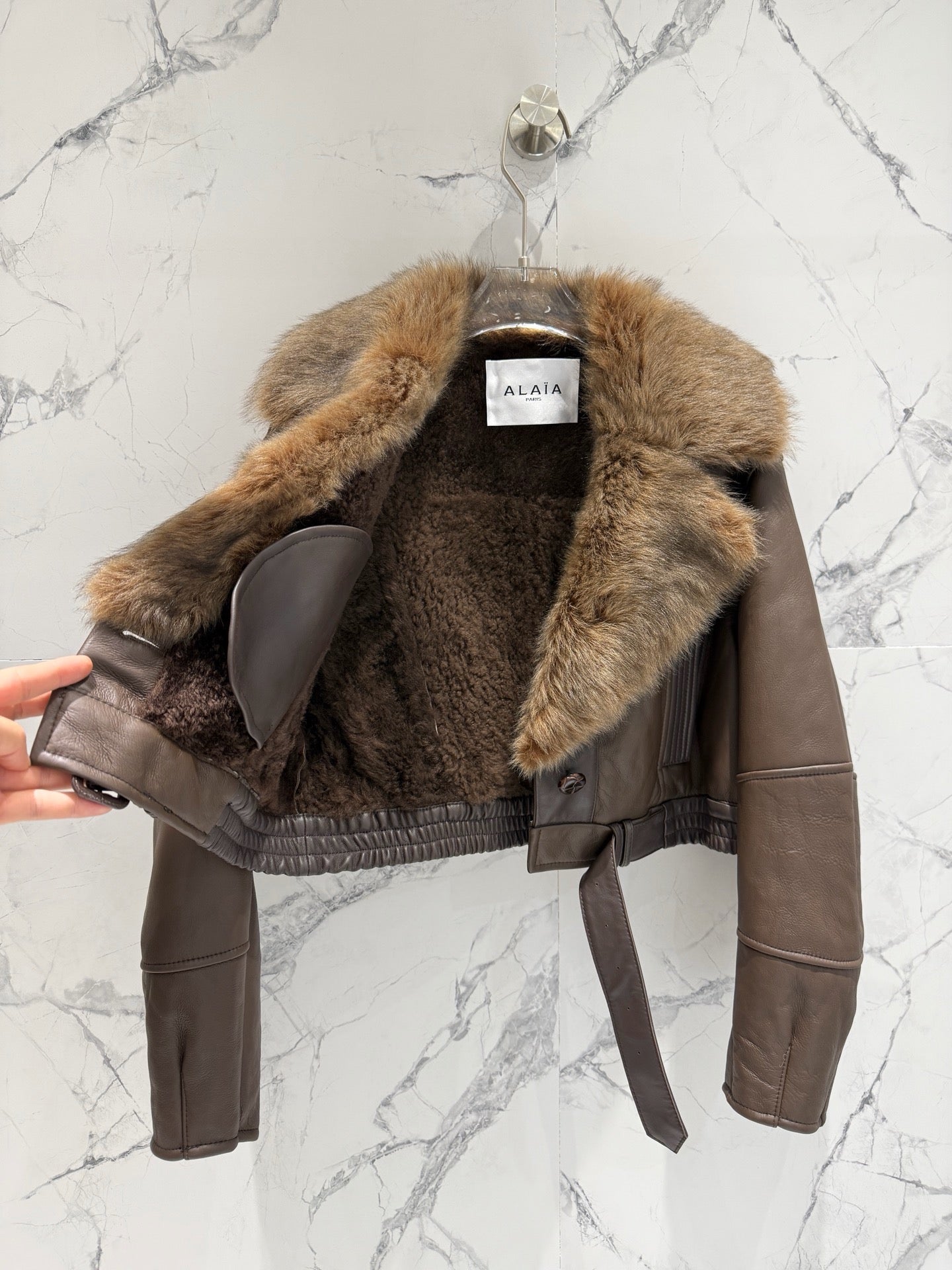ALAIA LEATHER JACKET