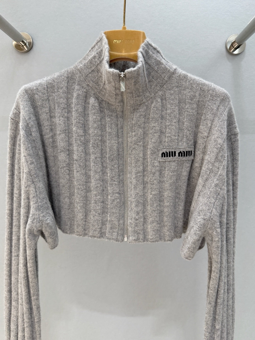 MIU M CROPPED JUMPER